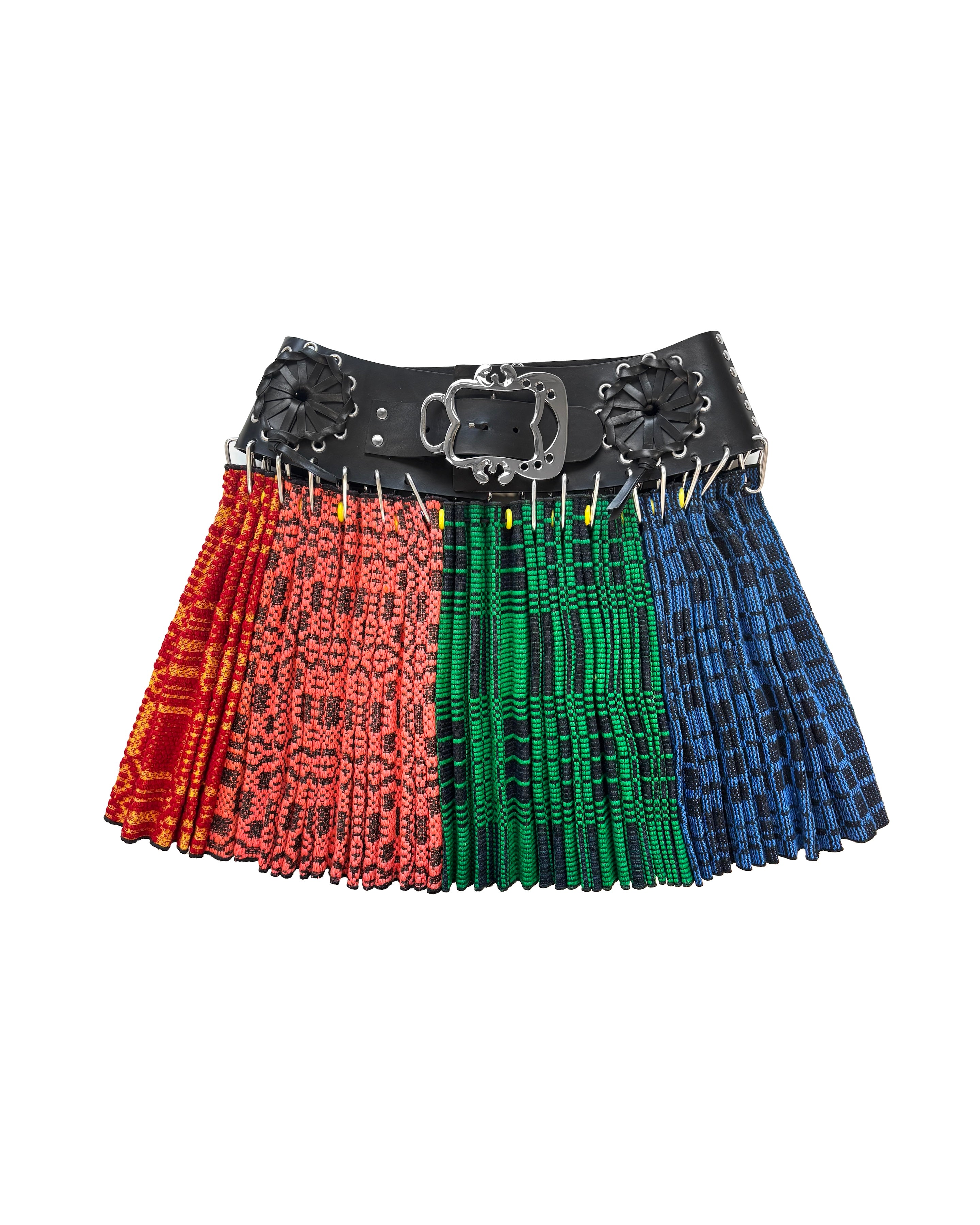 Exclusive Folkloric Mini Carabiner Skirt