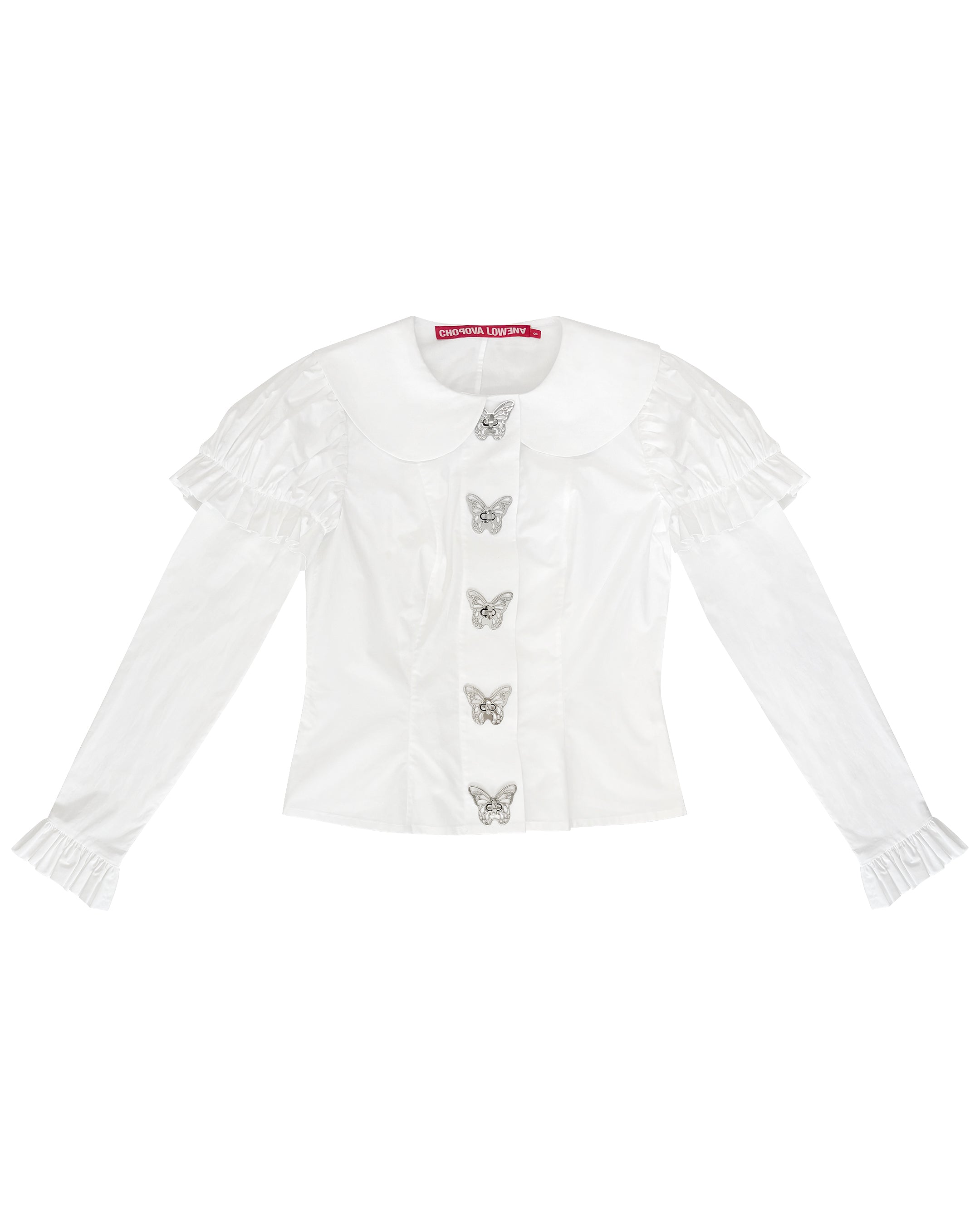 White Butterfly Blouse