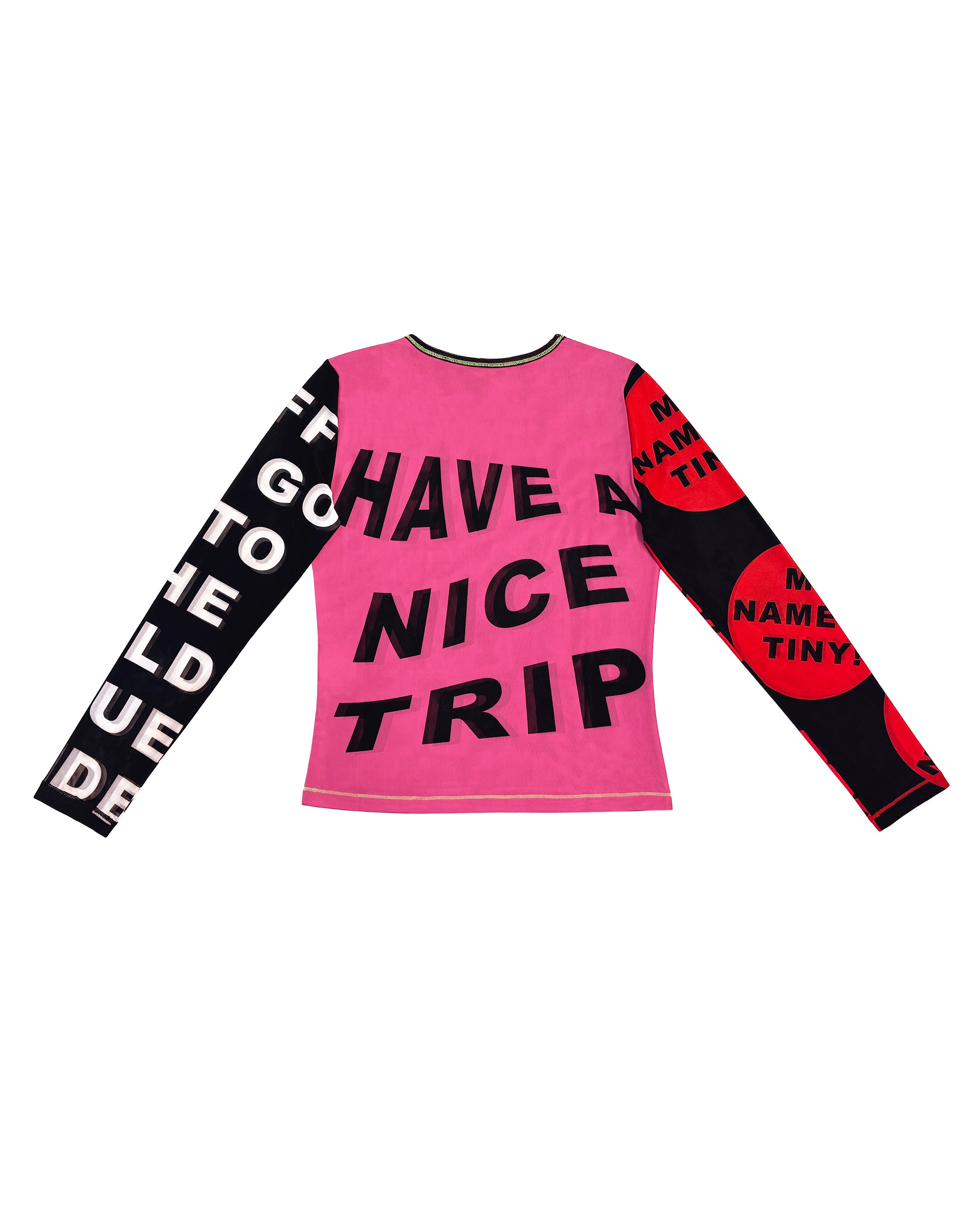 Don't Talk To Me Mesh Top