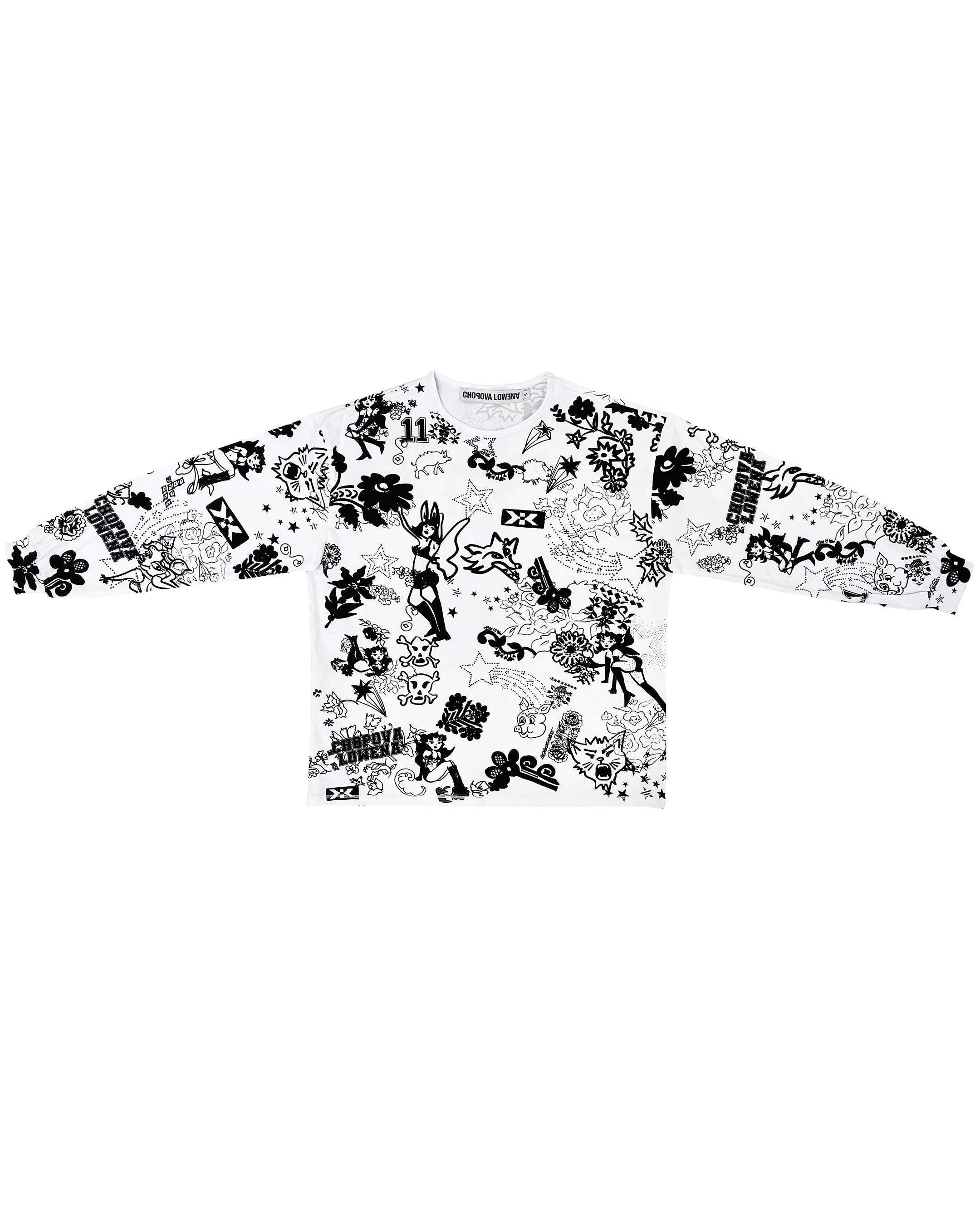Go Go Oversized Jersey Top – Chopova Lowena