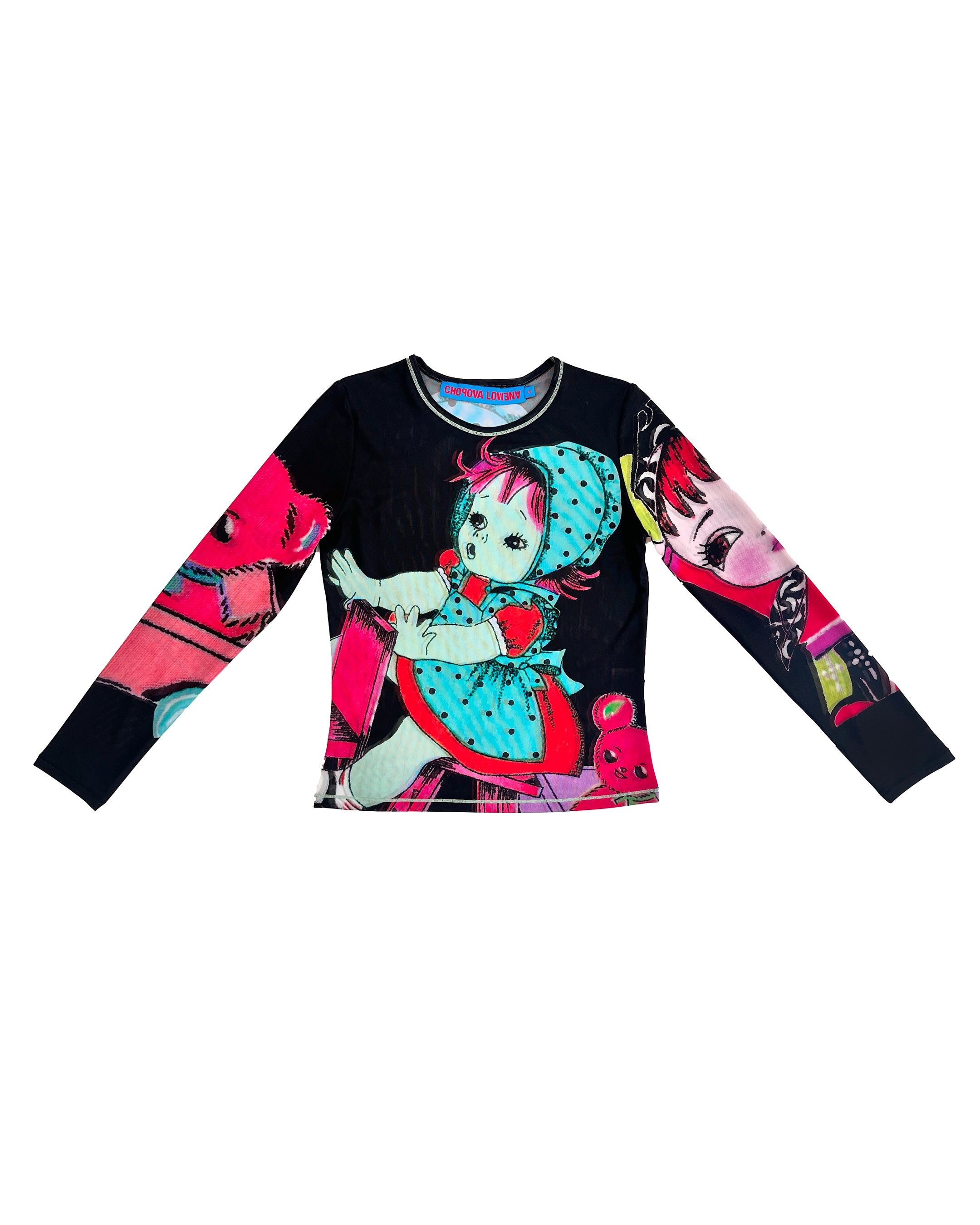 Sweeties Fitted Mesh Top – Chopova Lowena