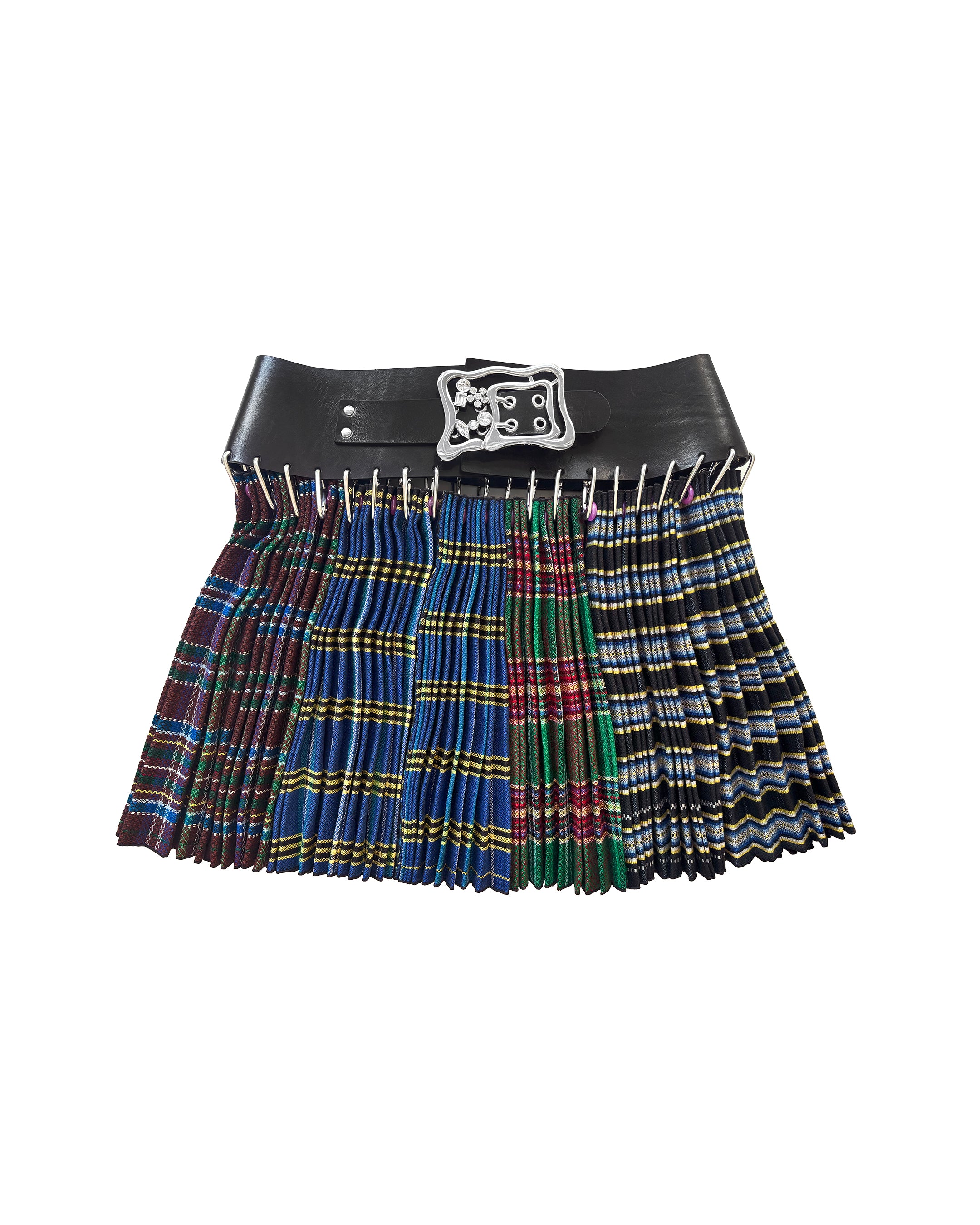 Gina Apron Folkloric Mini Carabiner Skirt