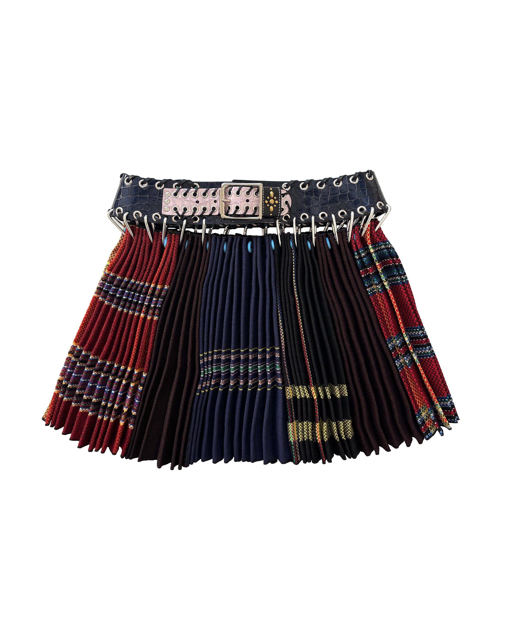 Bulgarian Apron Folkloric Mini Carabiner Skirt
