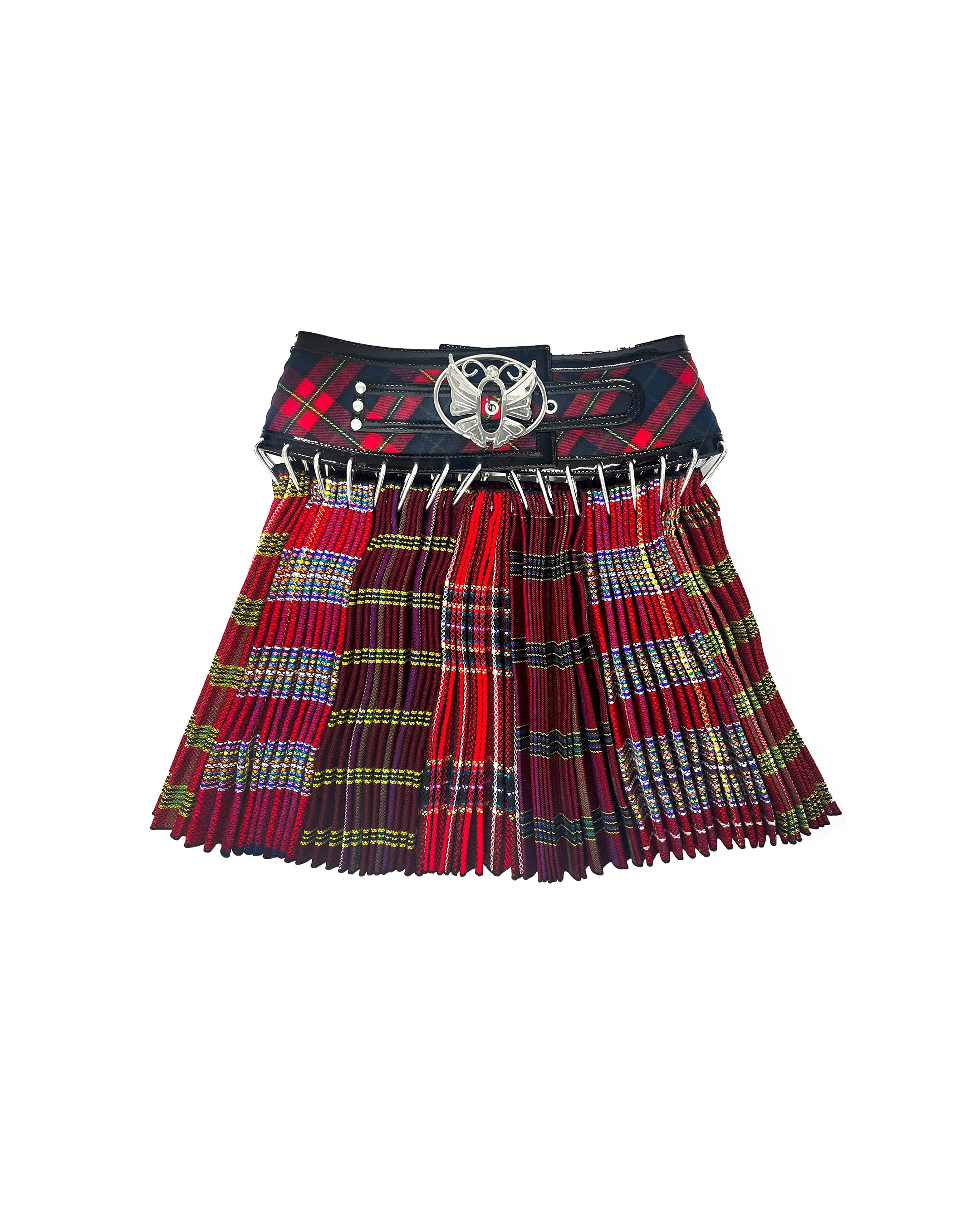 Breakbeat Apron Folkloric Mini Carabiner Skirt