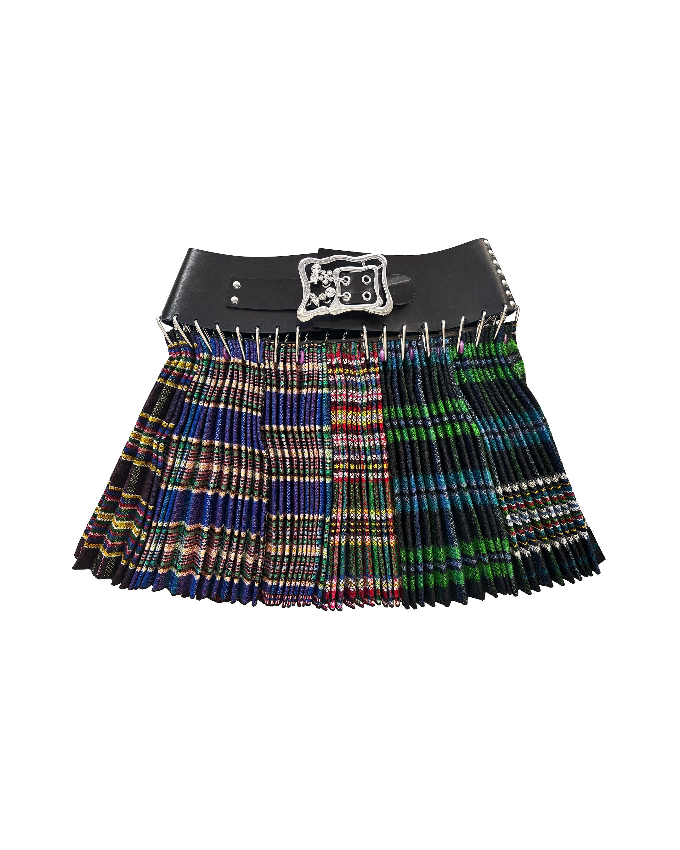 Gina Apron Folkloric Mini Carabiner Skirt