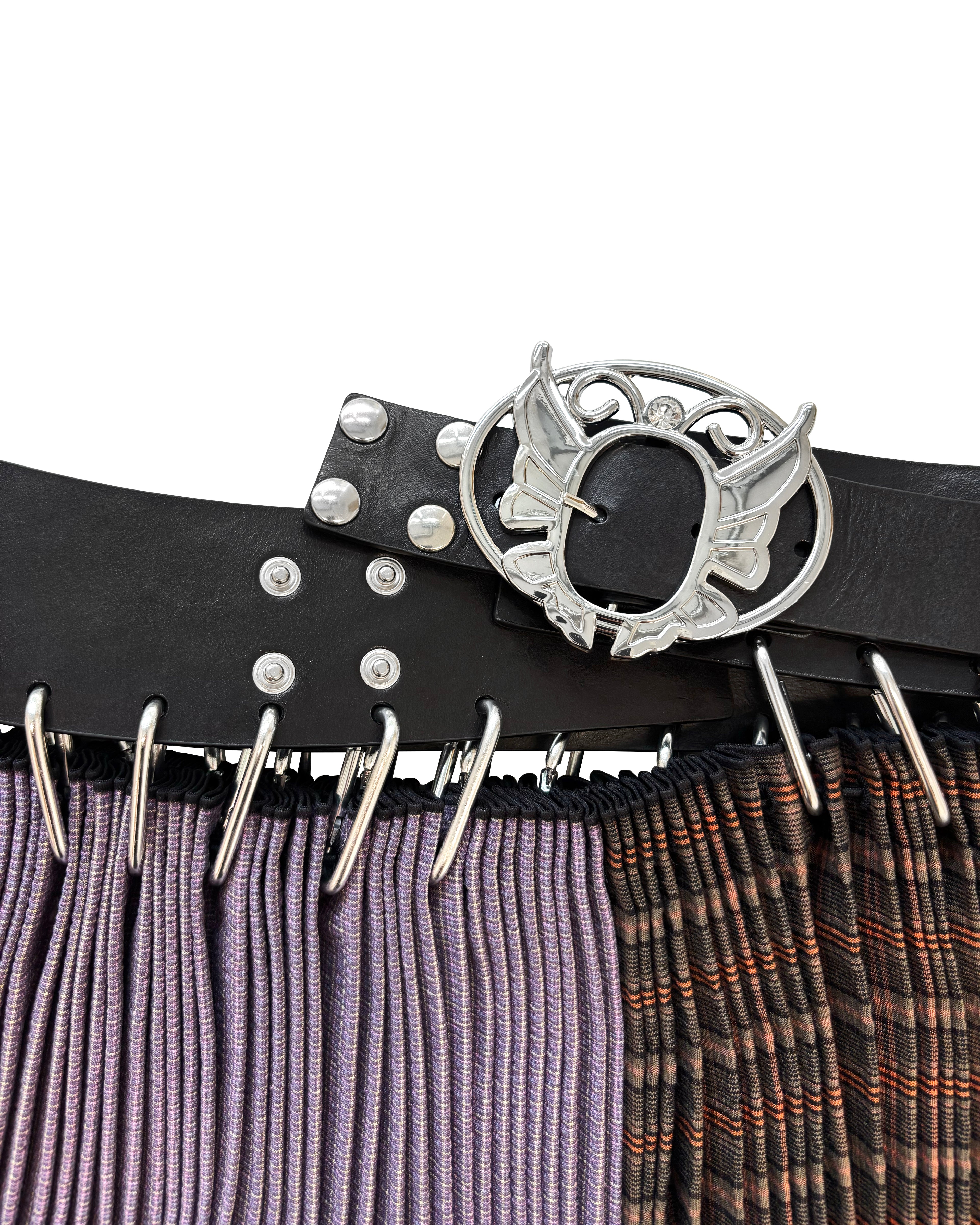 Cotton Mini Carabiner Skirt