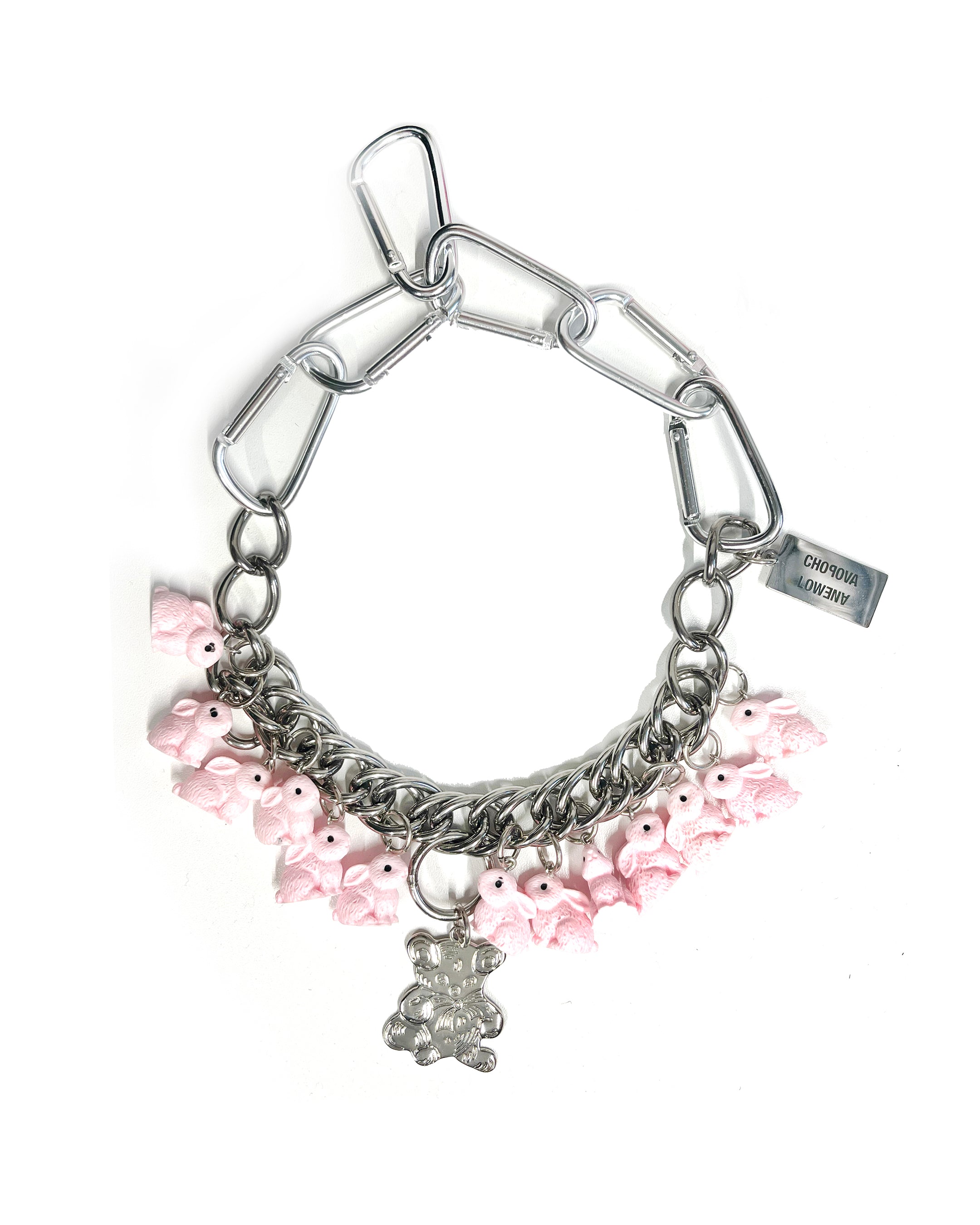 Bun Bear Carabiner Necklace