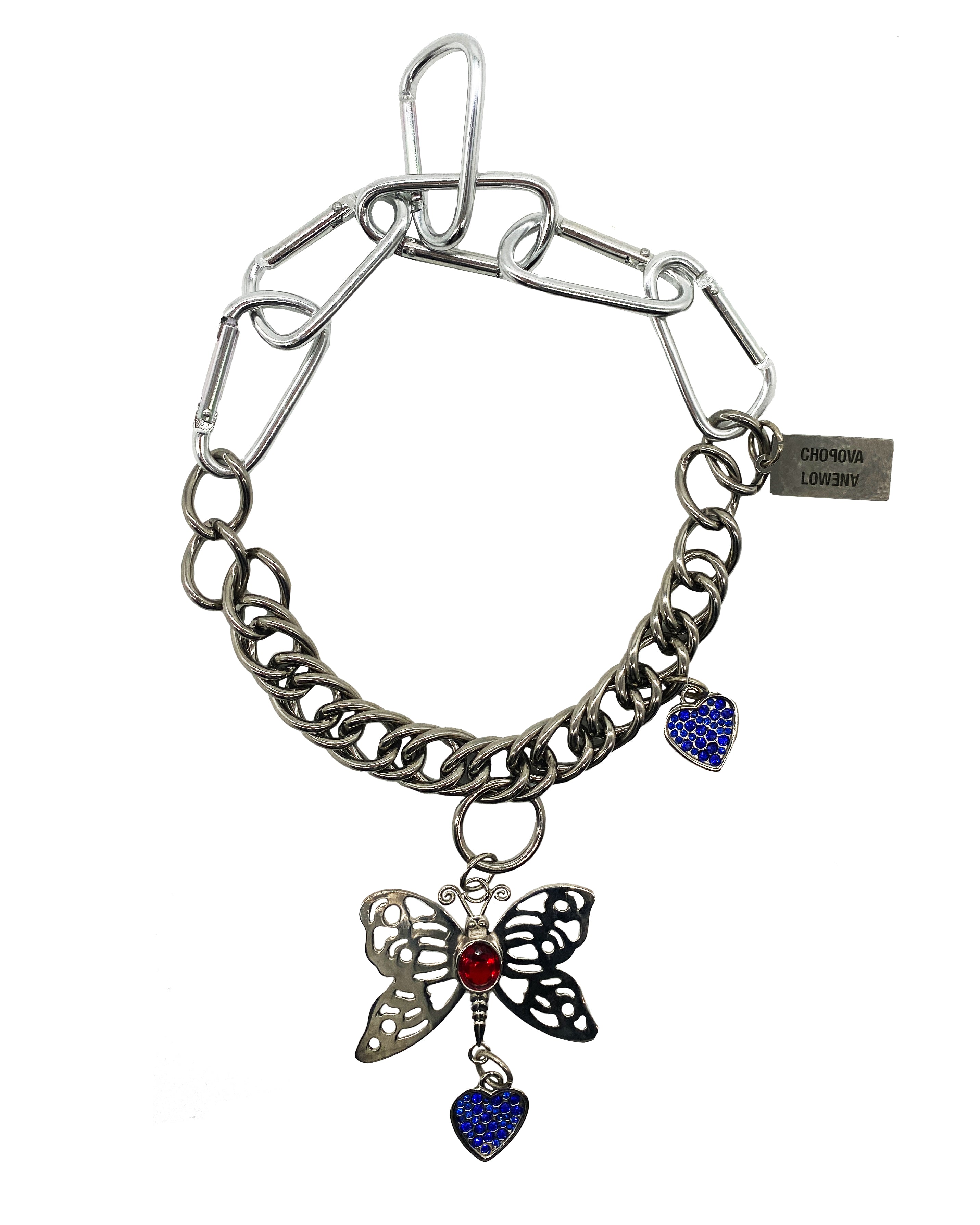 Dangle Fly Carabiner Necklace