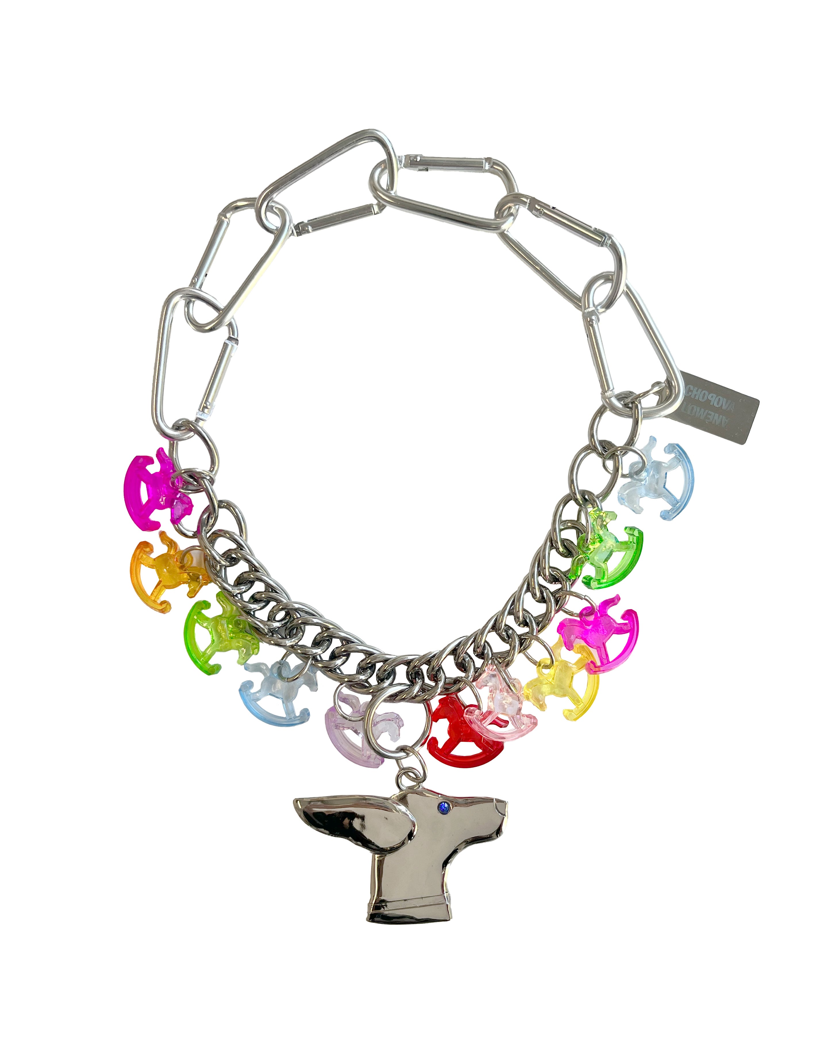 Exclusive Rocking Horse Dog Necklace