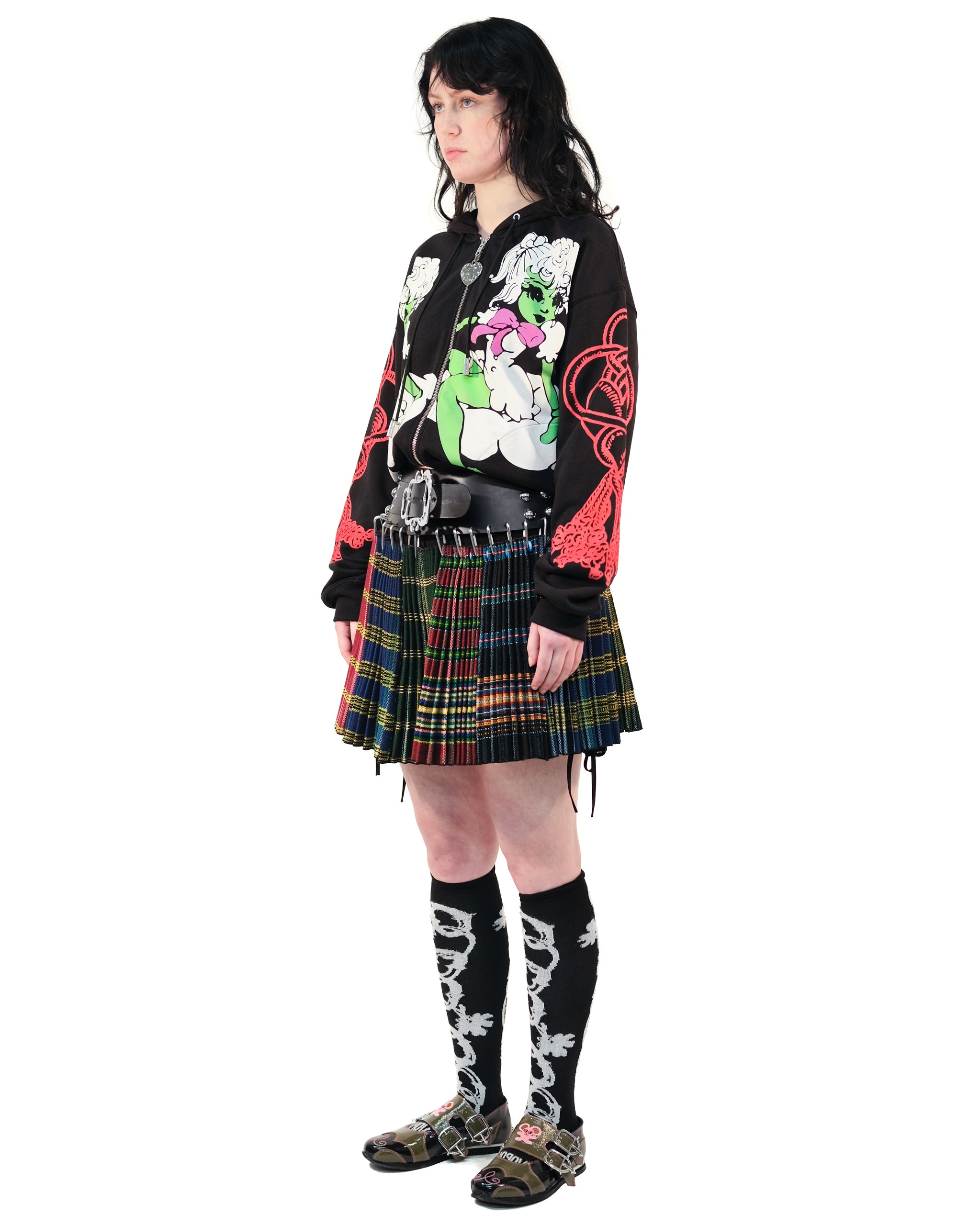 Zena Folkloric Mini Carabiner Skirt