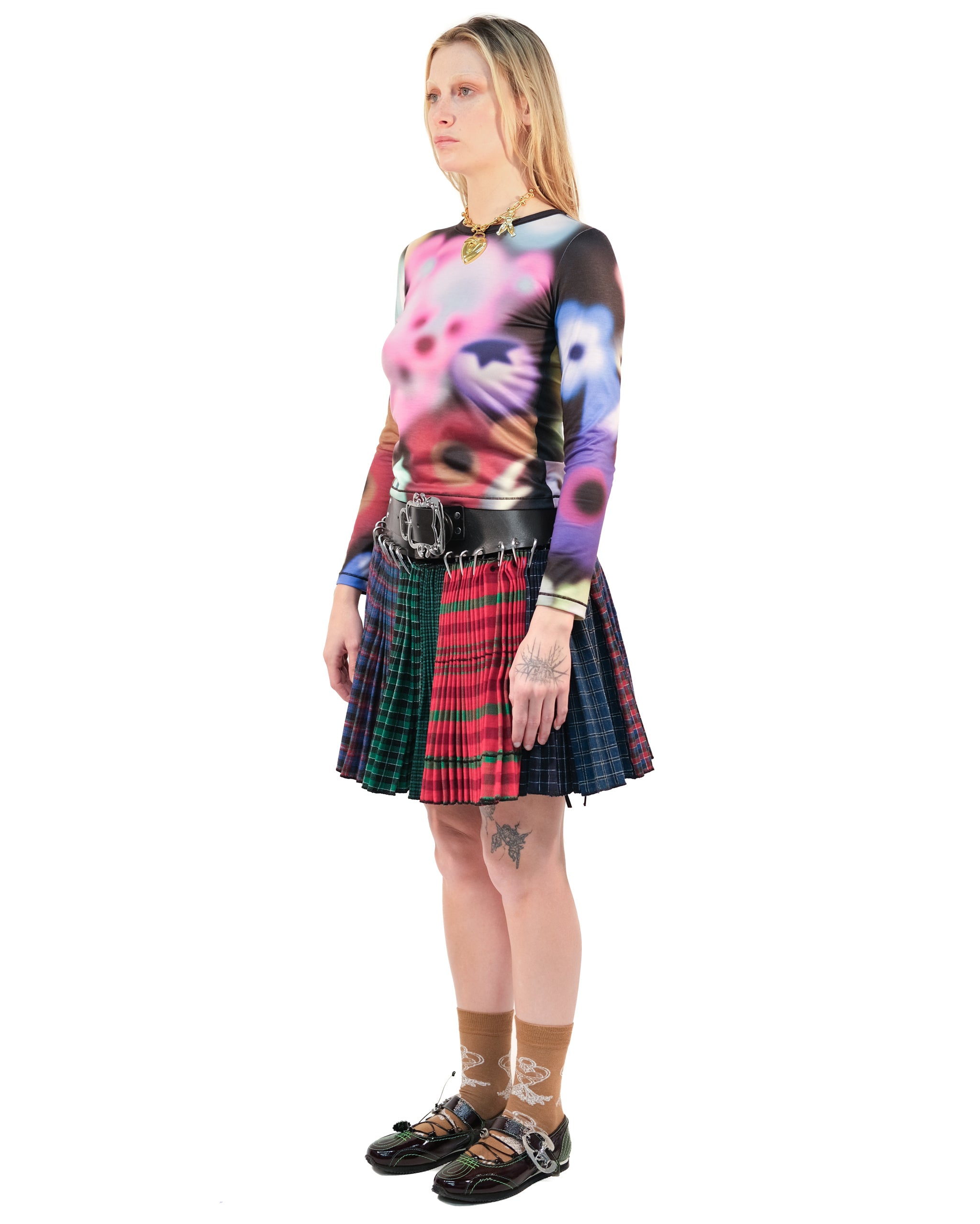 Rena Folkloric Mini Carabiner Skirt