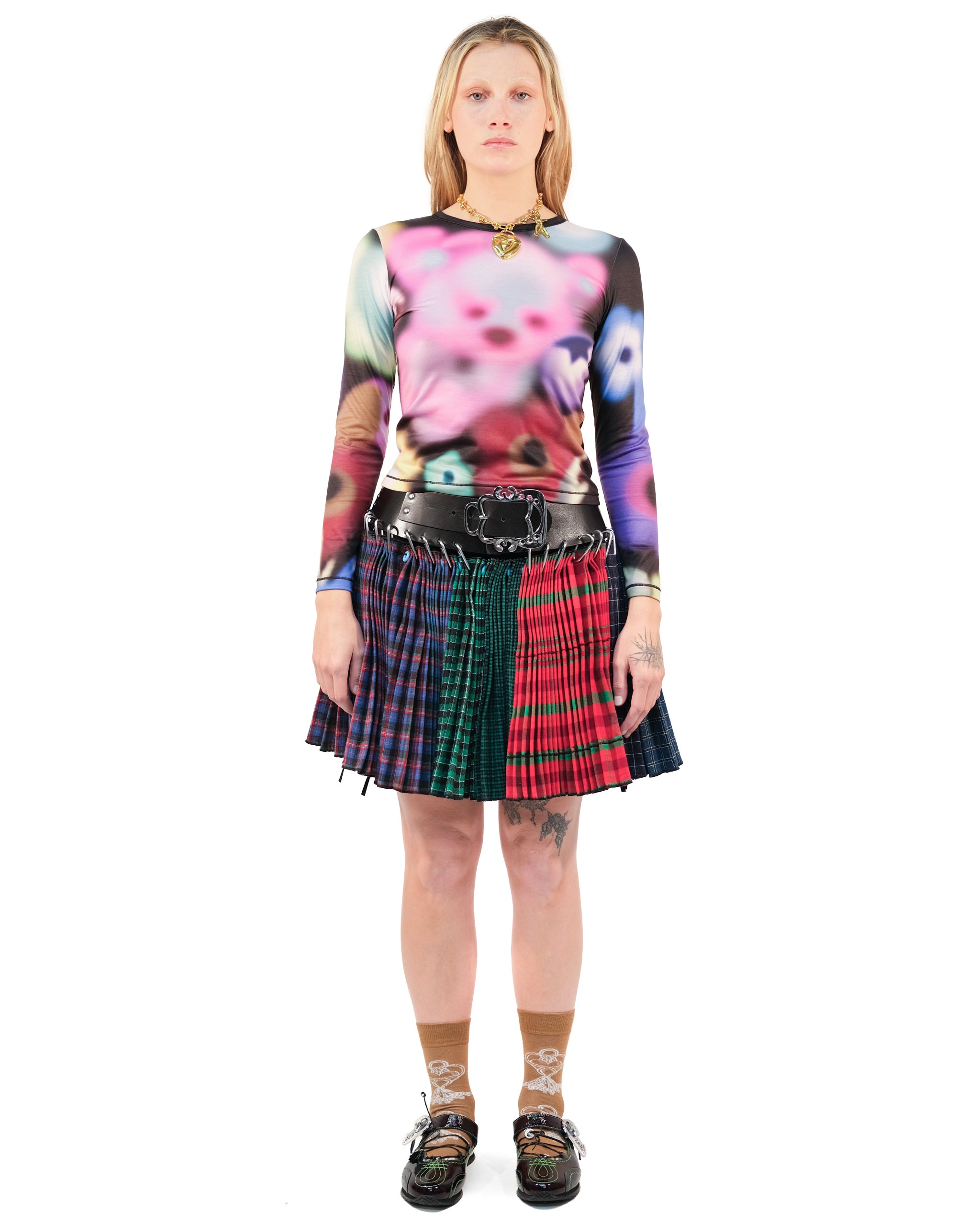 Rena Folkloric Mini Carabiner Skirt