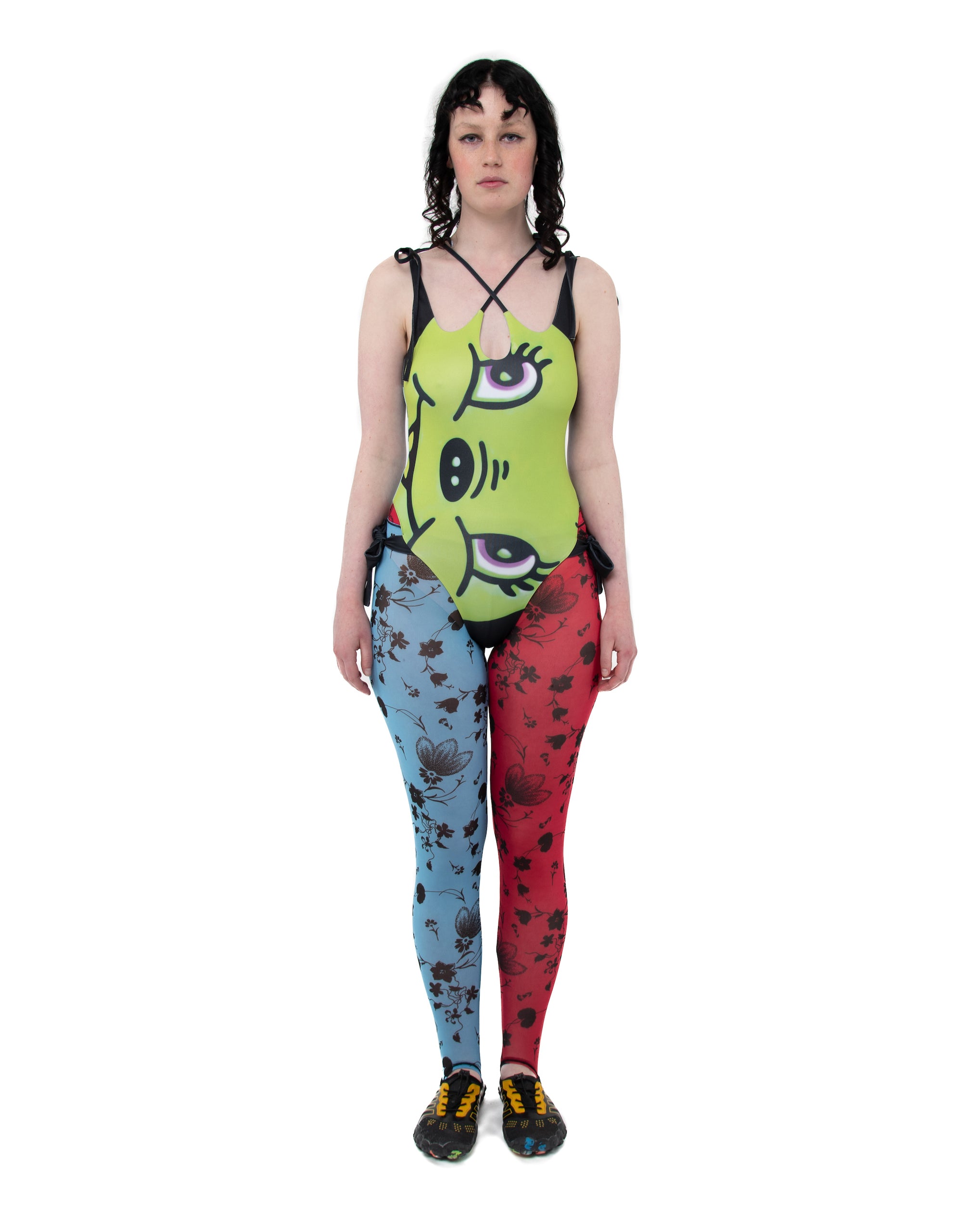 Allium Face Reversible Swimsuit