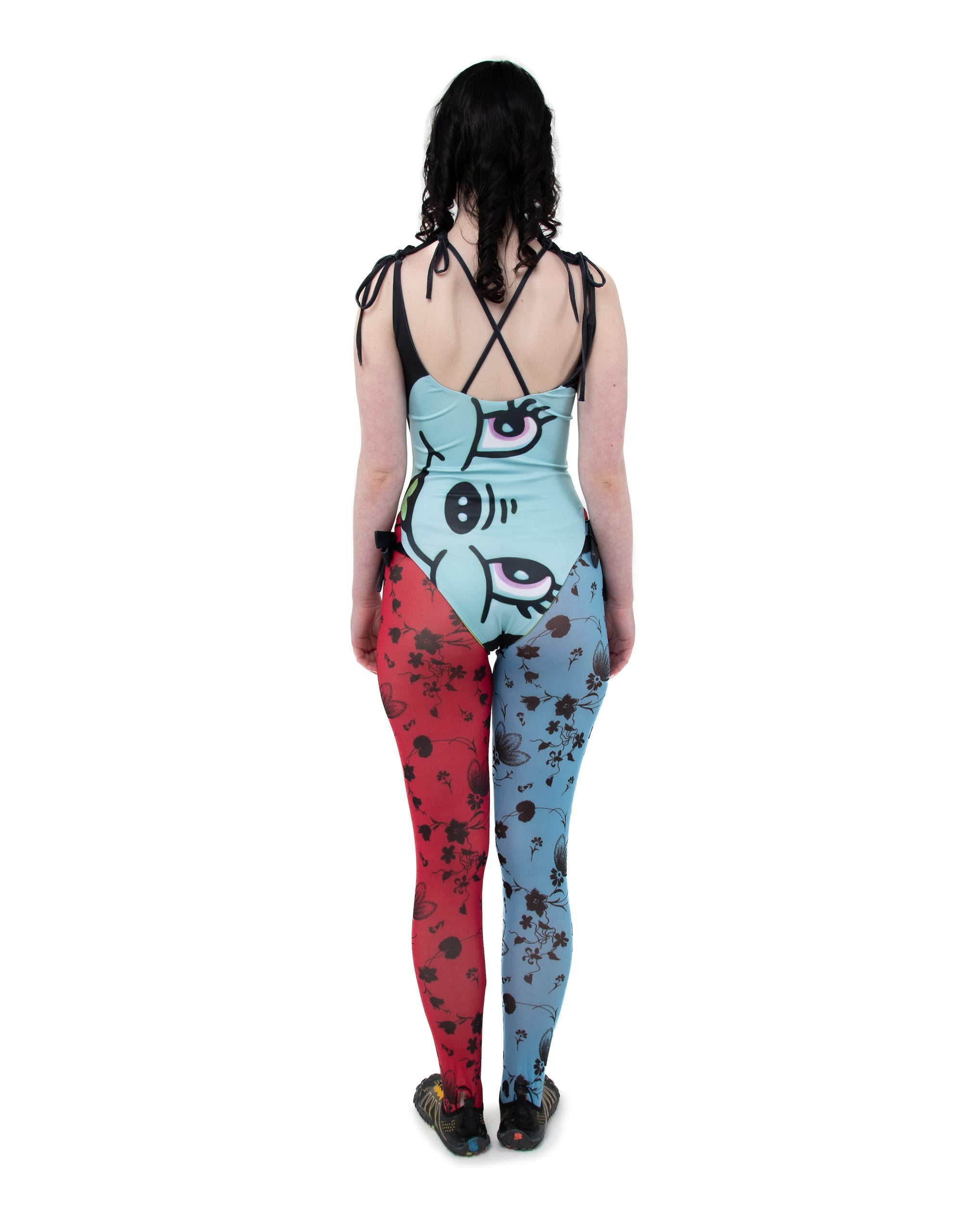 Allium Face Reversible Swimsuit