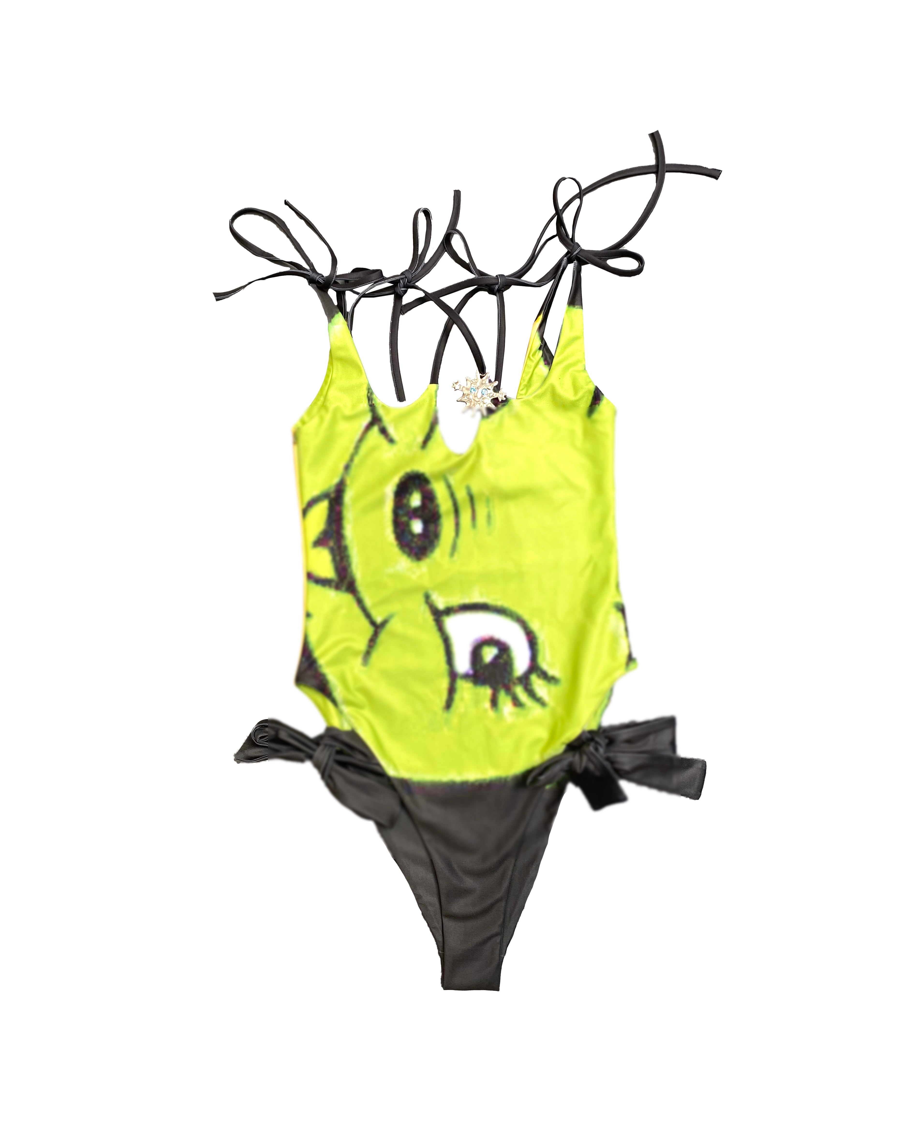 Allium Face Reversible Swimsuit