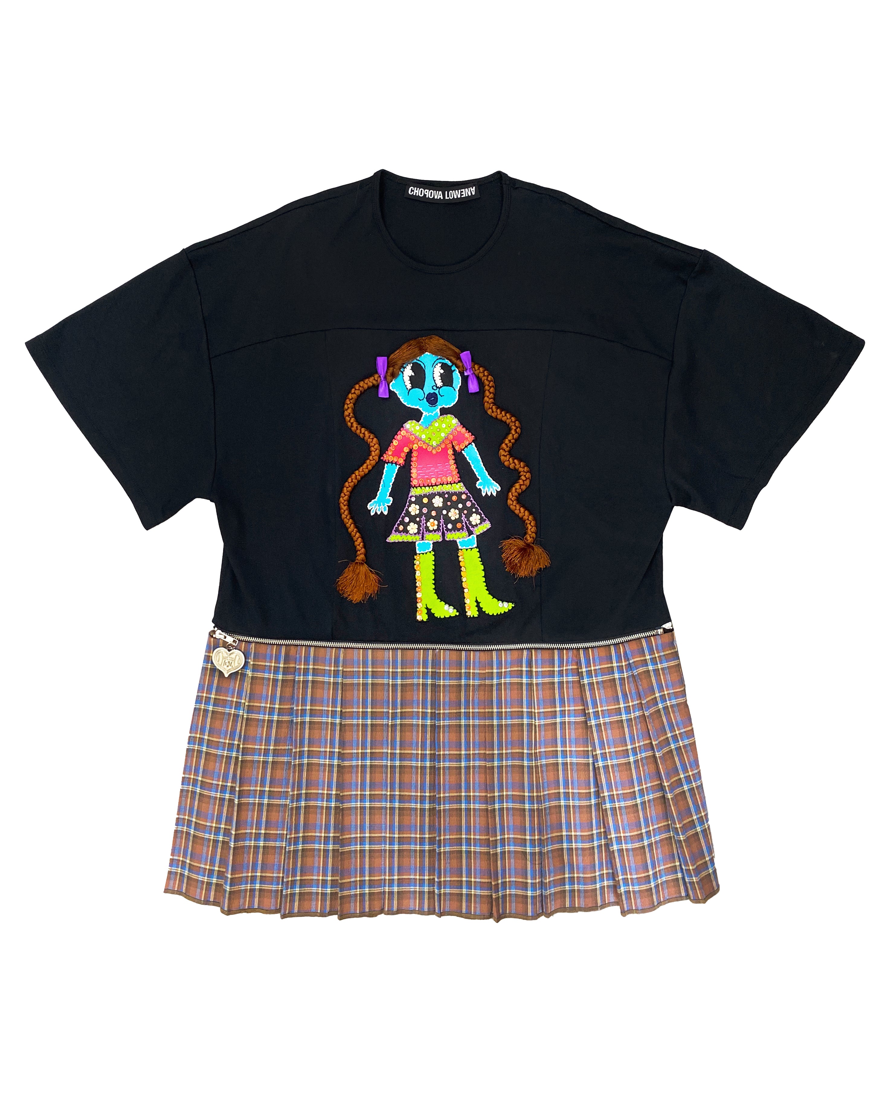 Blue Emma T-Shirt Dress