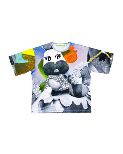 Bunny Collage Oversized Short Sleeve