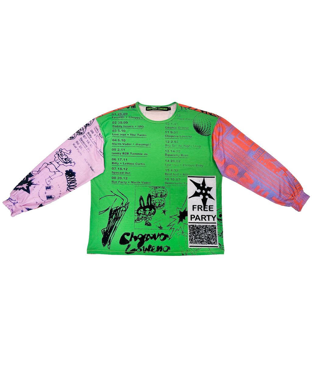 Poster Oversized Jersey Top