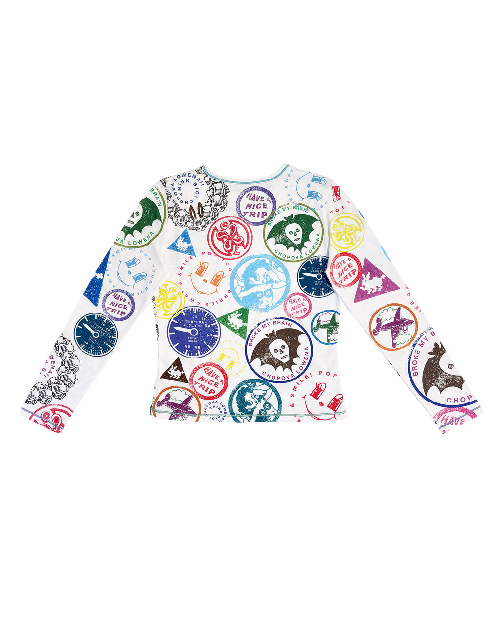 Stamp It Fitted Jersey Top