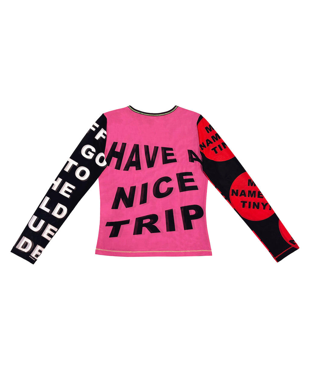 Don't Talk To Me Mesh Top