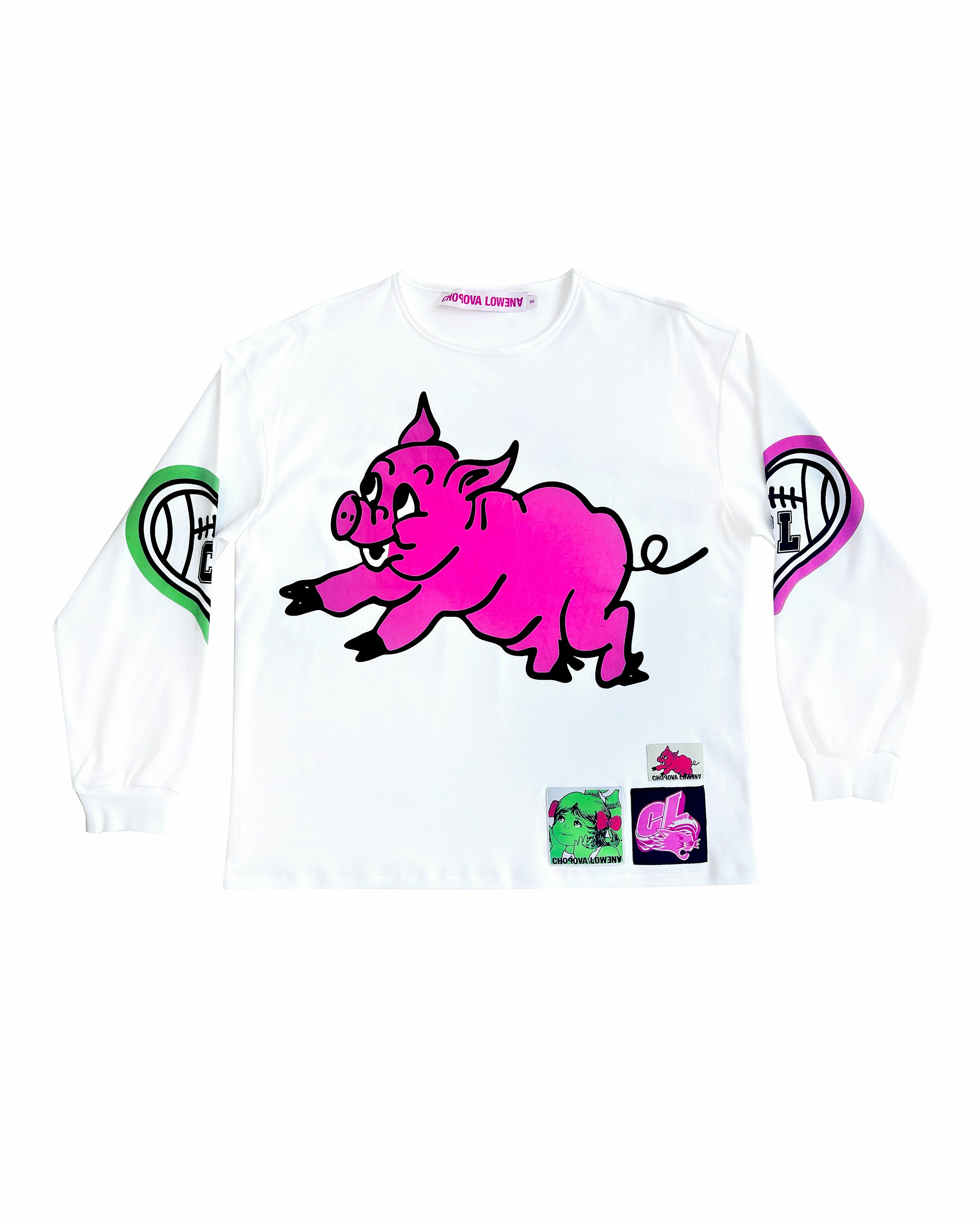 Hey Piggy Oversized Jersey Top