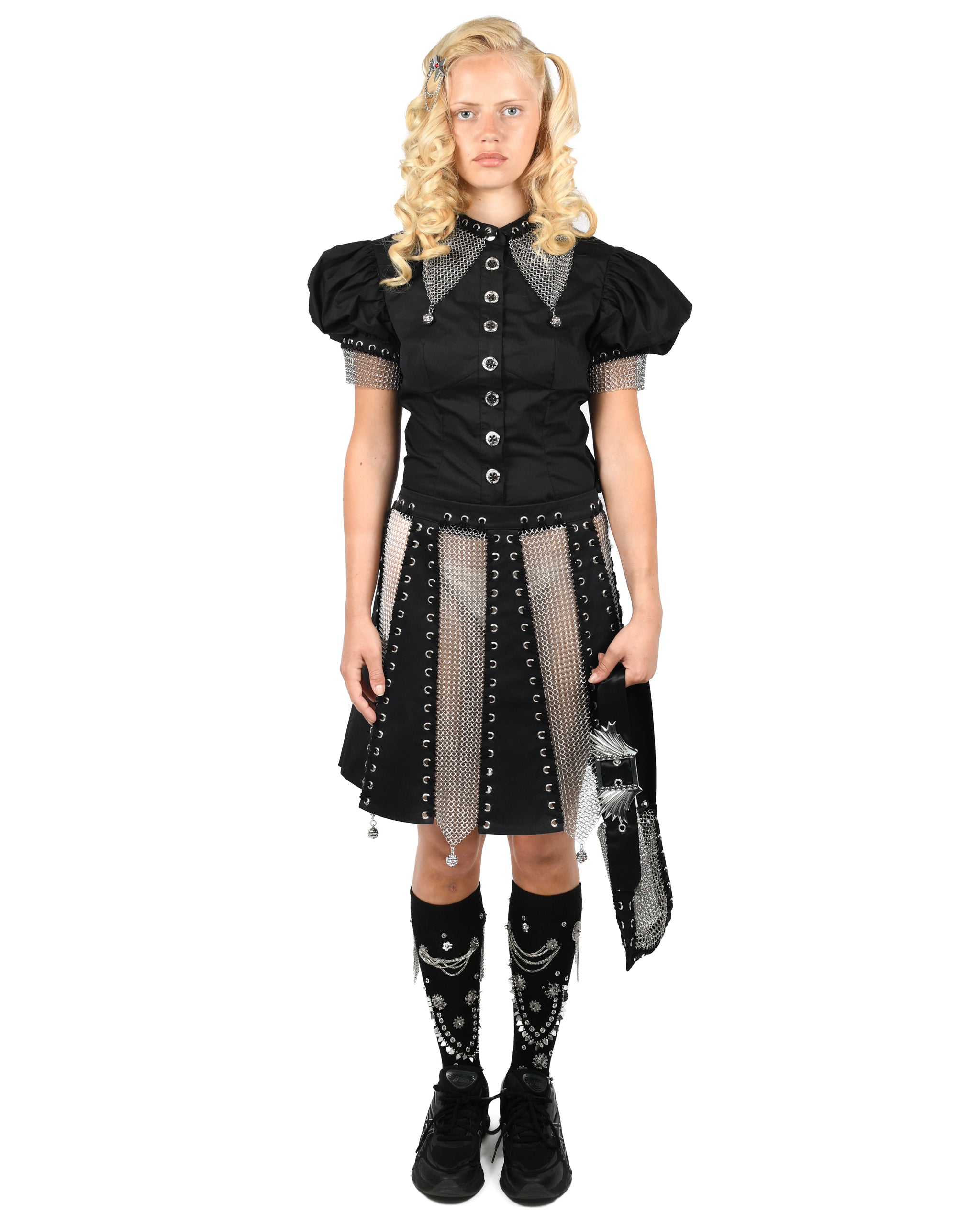 Titan Chainmail Short Sleeve Blouse