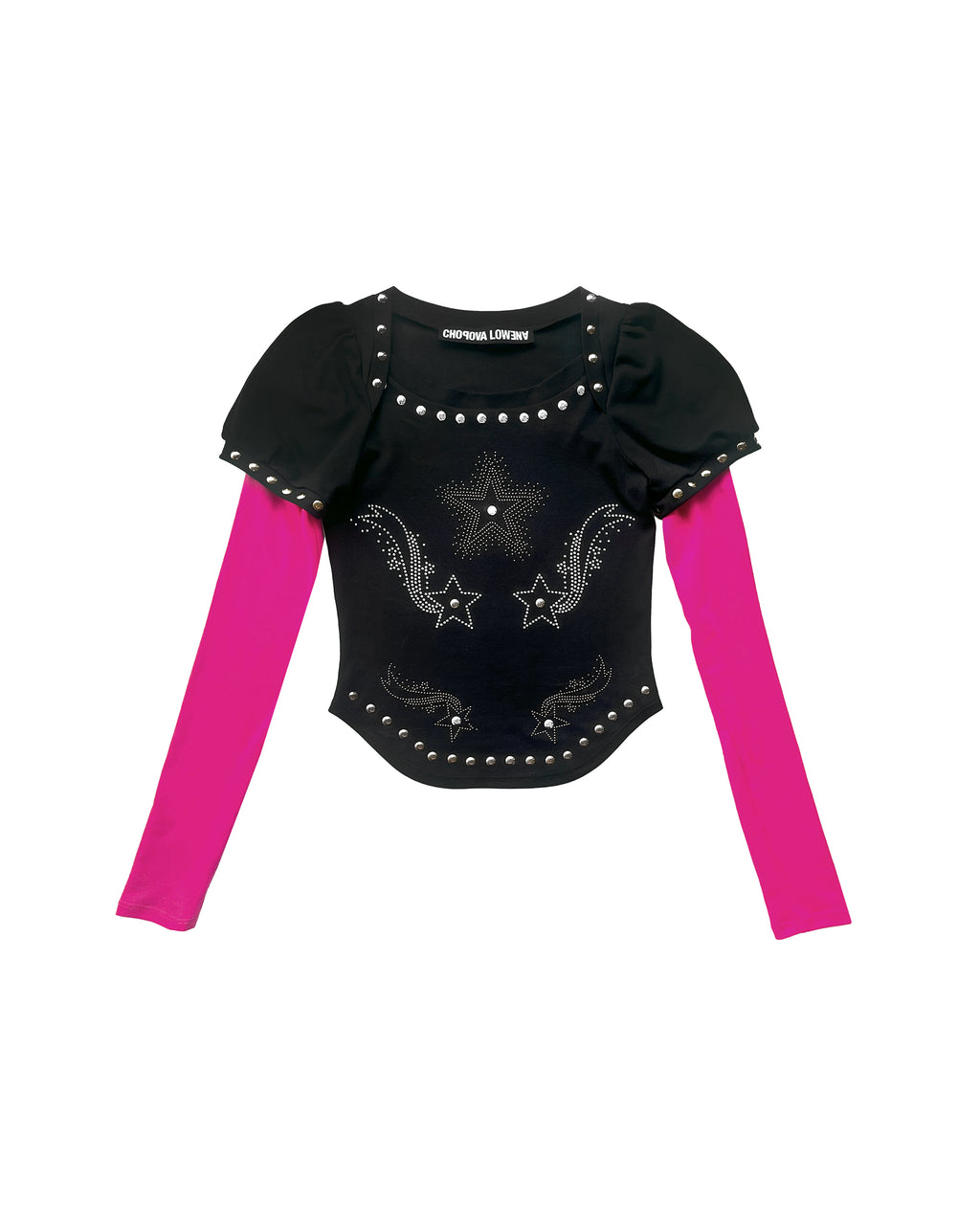 Black Janine Jersey Top