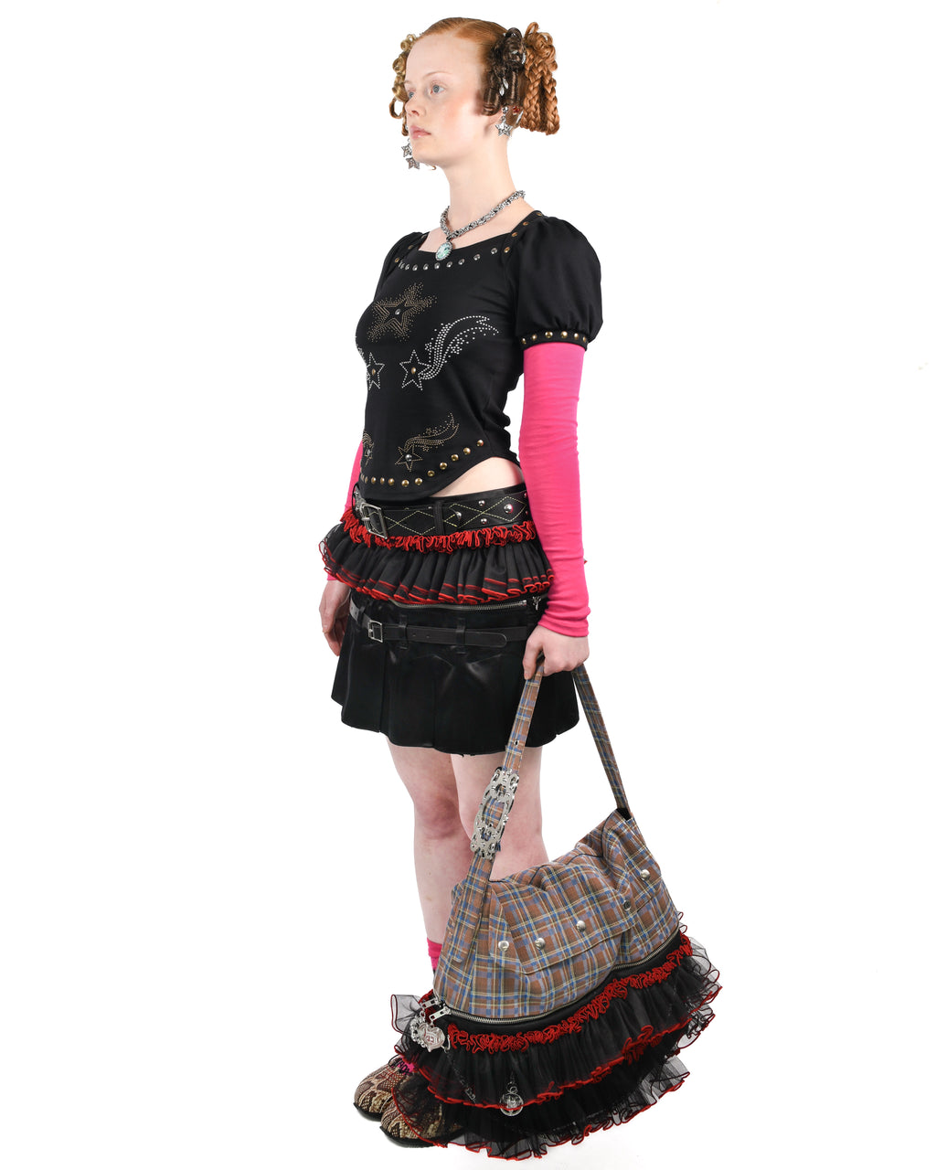 Black Janine Jersey Top