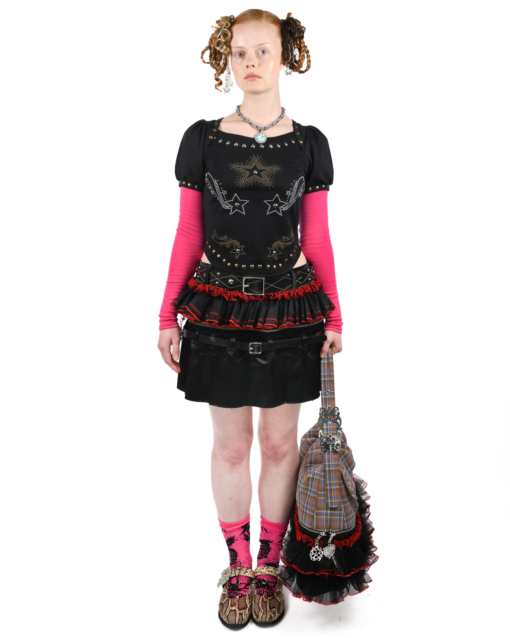 Black Janine Jersey Top