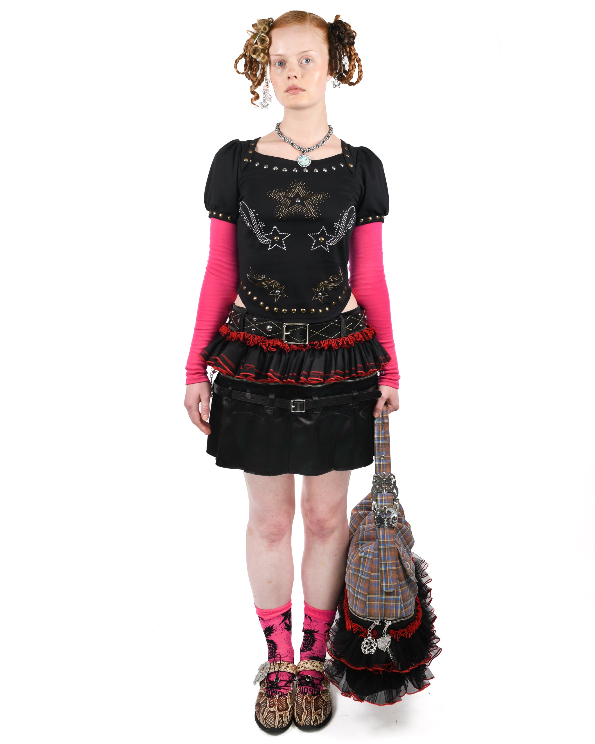 Black Janine Jersey Top