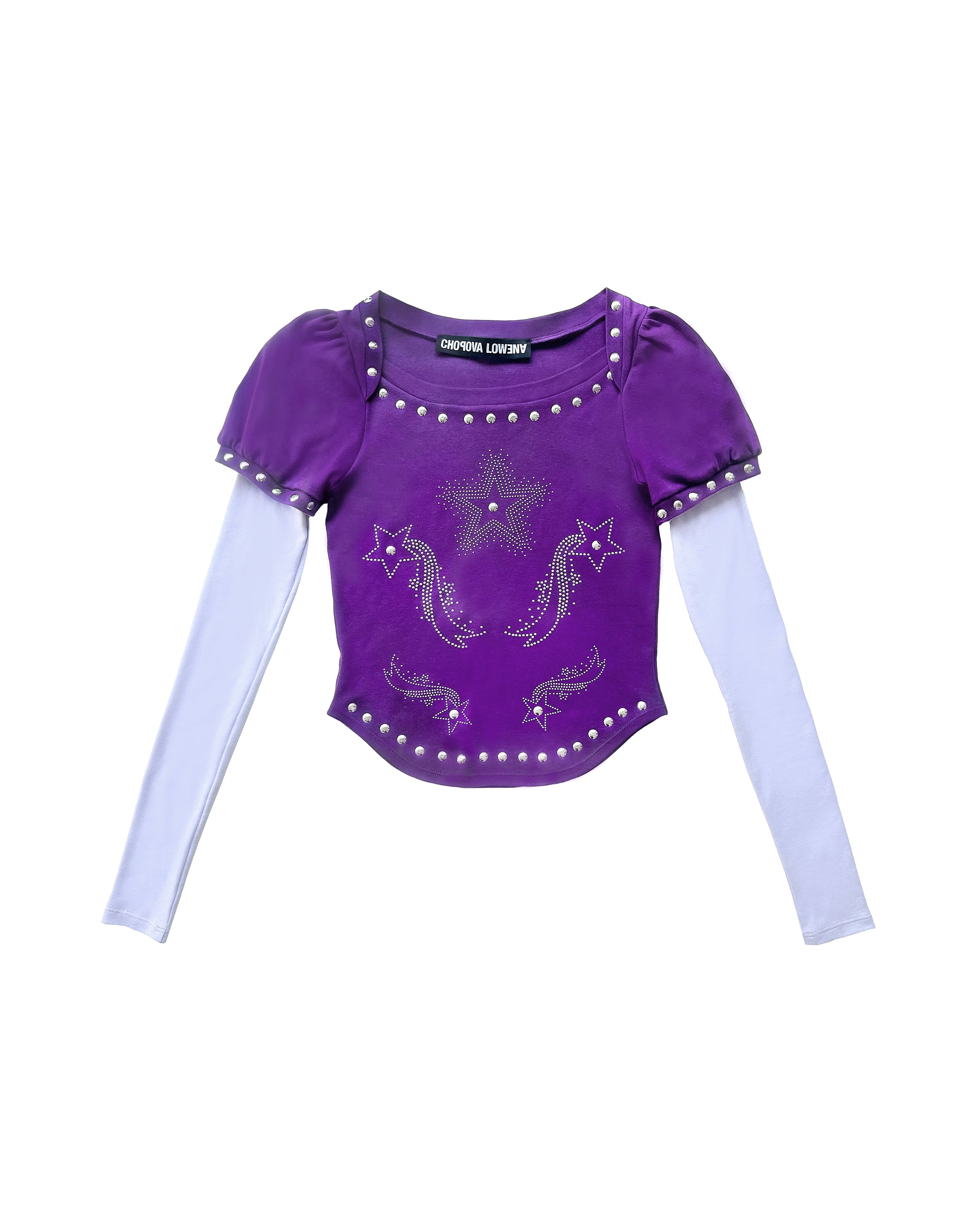 Purple Janine Jersey Top