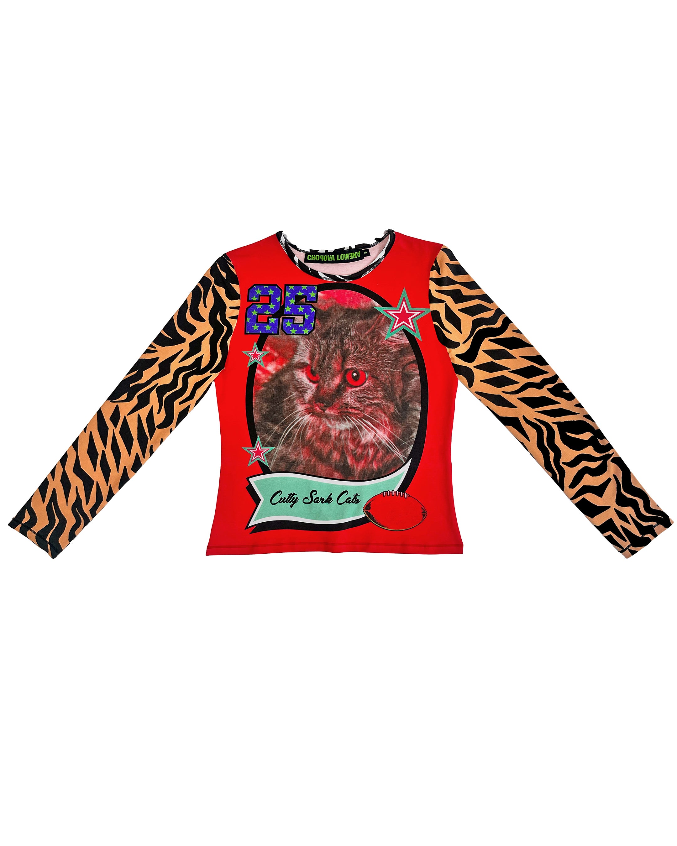 Cutty Sark Cats Fitted Jersey Top