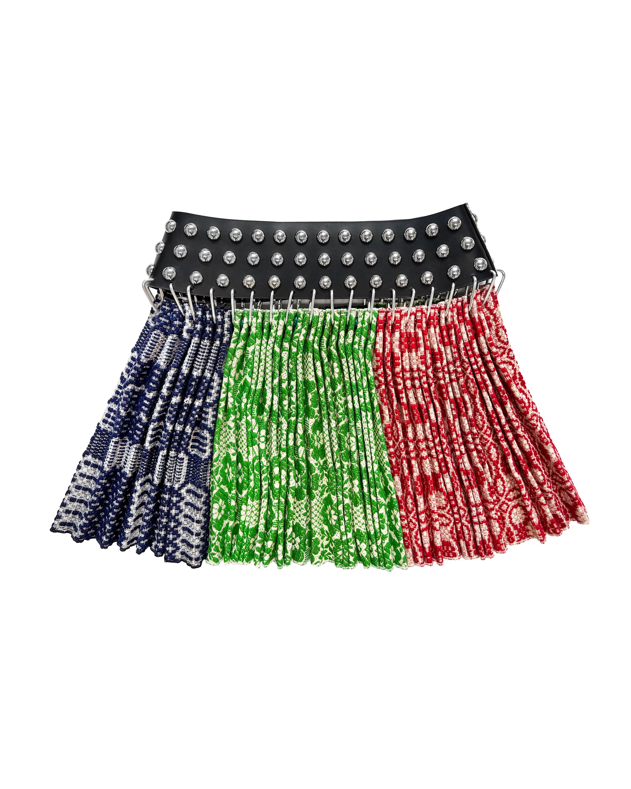 Exclusive Studded Lake Louise Folkloric Mini Carabiner Skirt