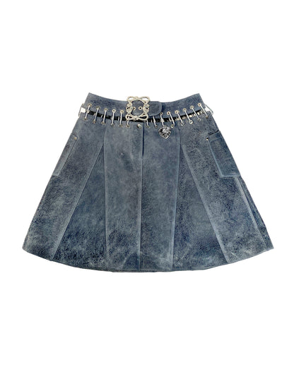 Frances Leather Carabiner Skirt