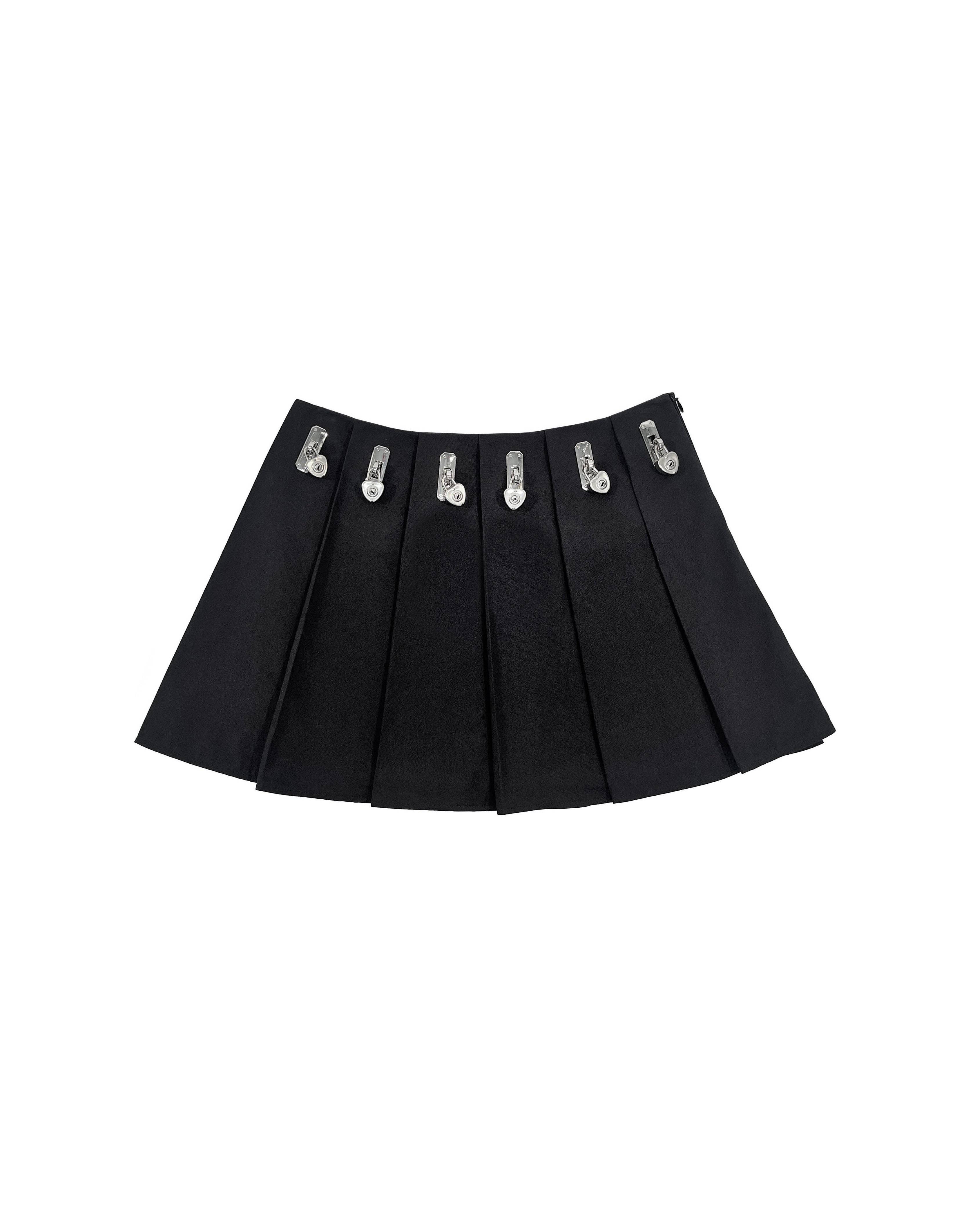 【MEDIA82】 Mini Pleats Rivet Skirt (MEDIA82XSUGASCOOP) Said It First Pleated Micro Mini Skirt - Olive | Fashion Nova