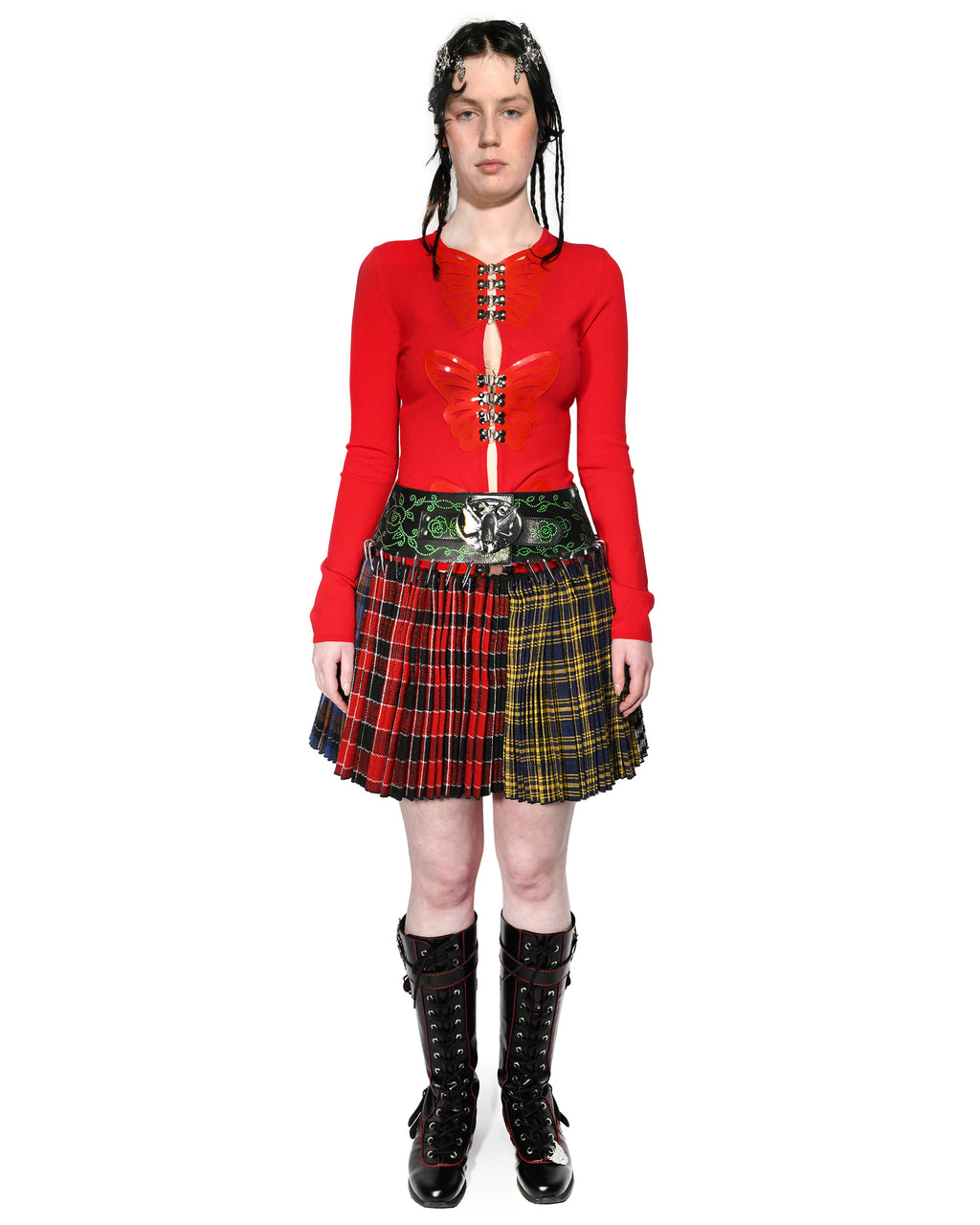 Jo Folkloric Mini Carabiner Skirt