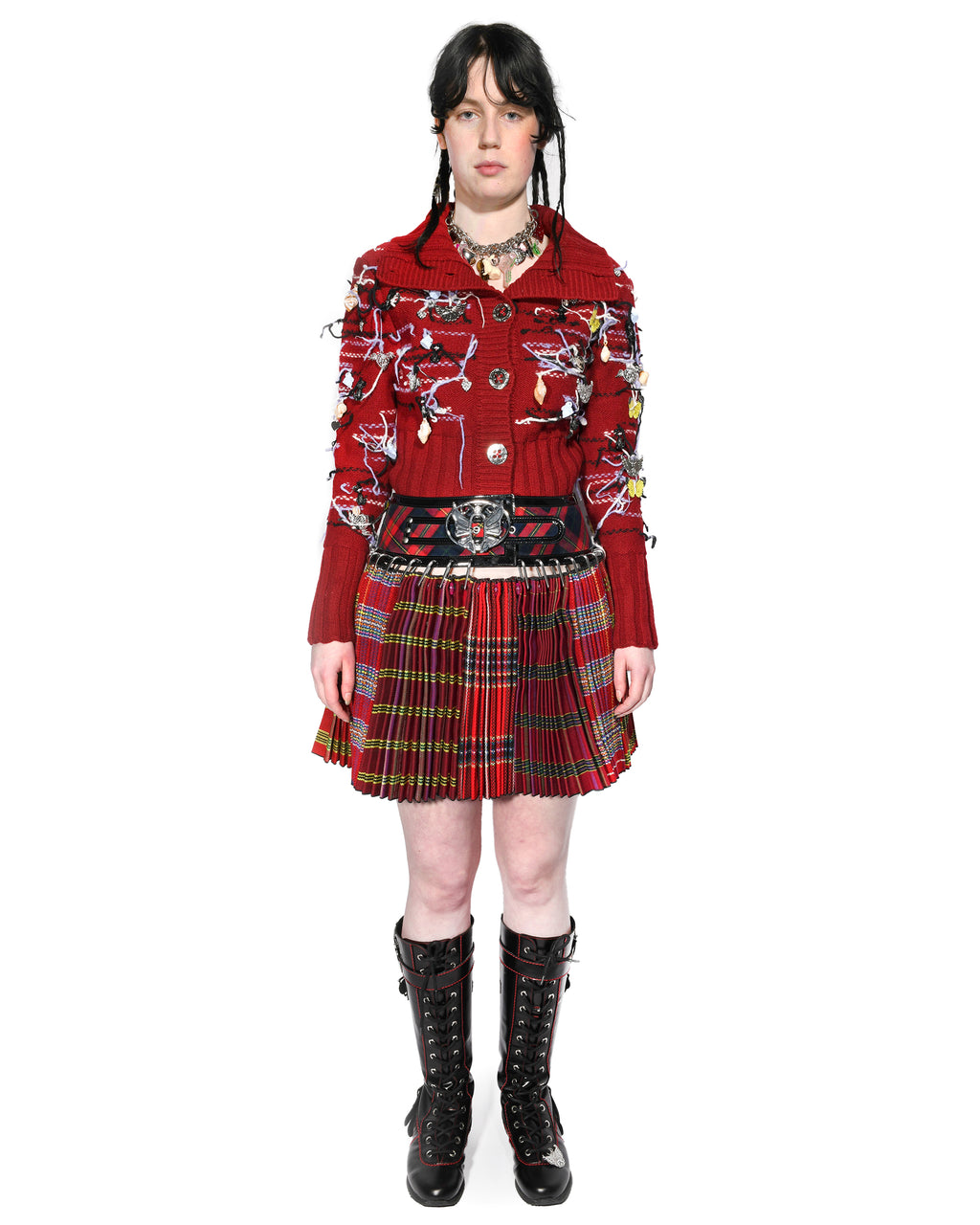 Breakbeat Apron Folkloric Mini Carabiner Skirt