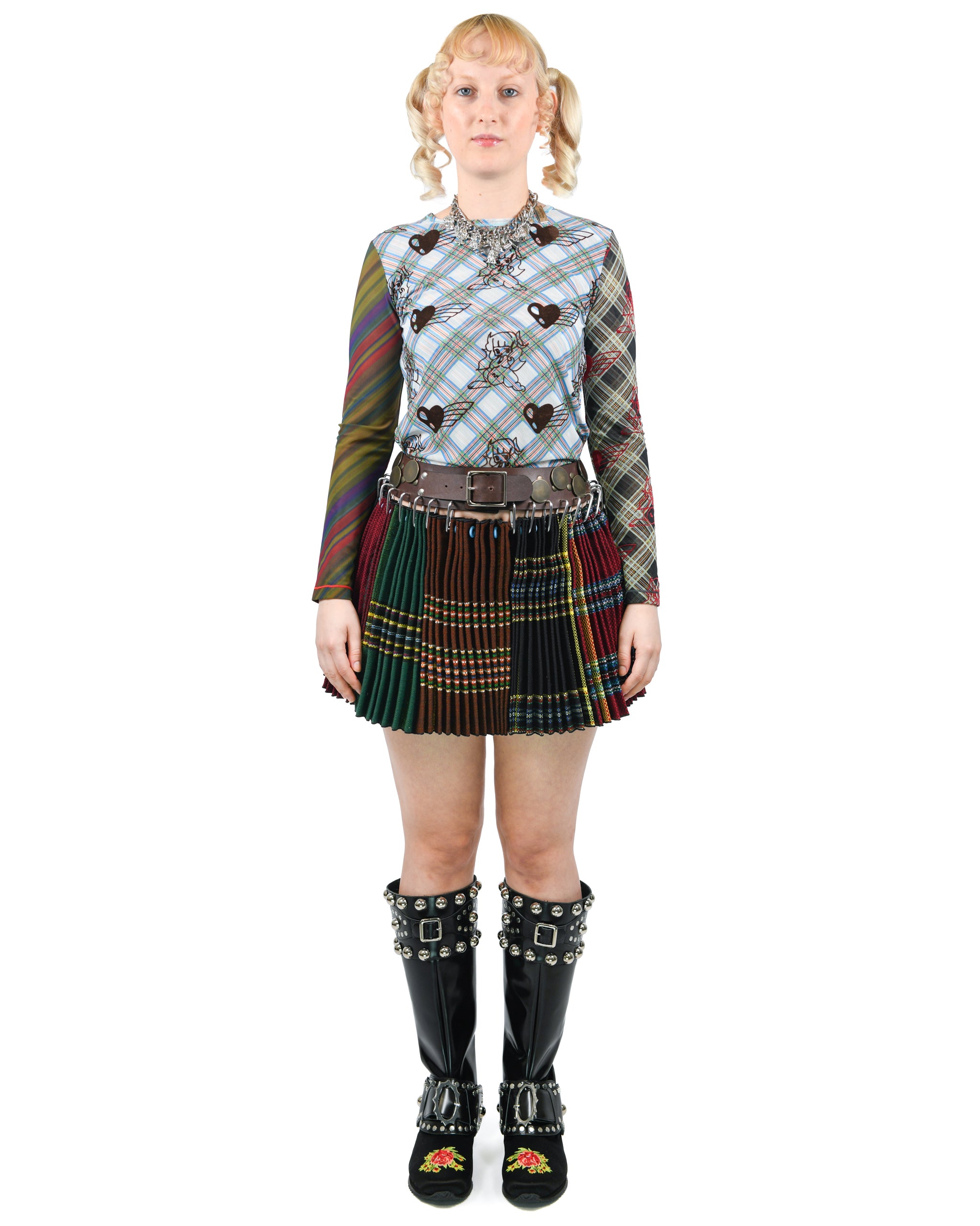 Exclusive Bulgarian Apron Folkloric Mini Carabiner Skirt