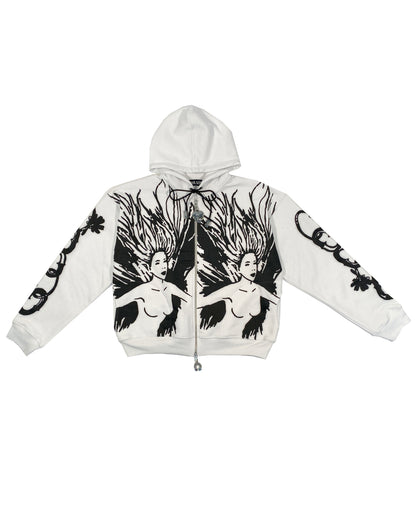 Fairy Girl Zip Hoodie