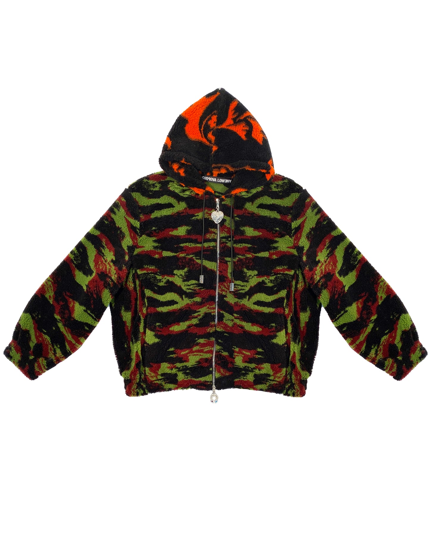 Camo Oversized Hooded Fleece