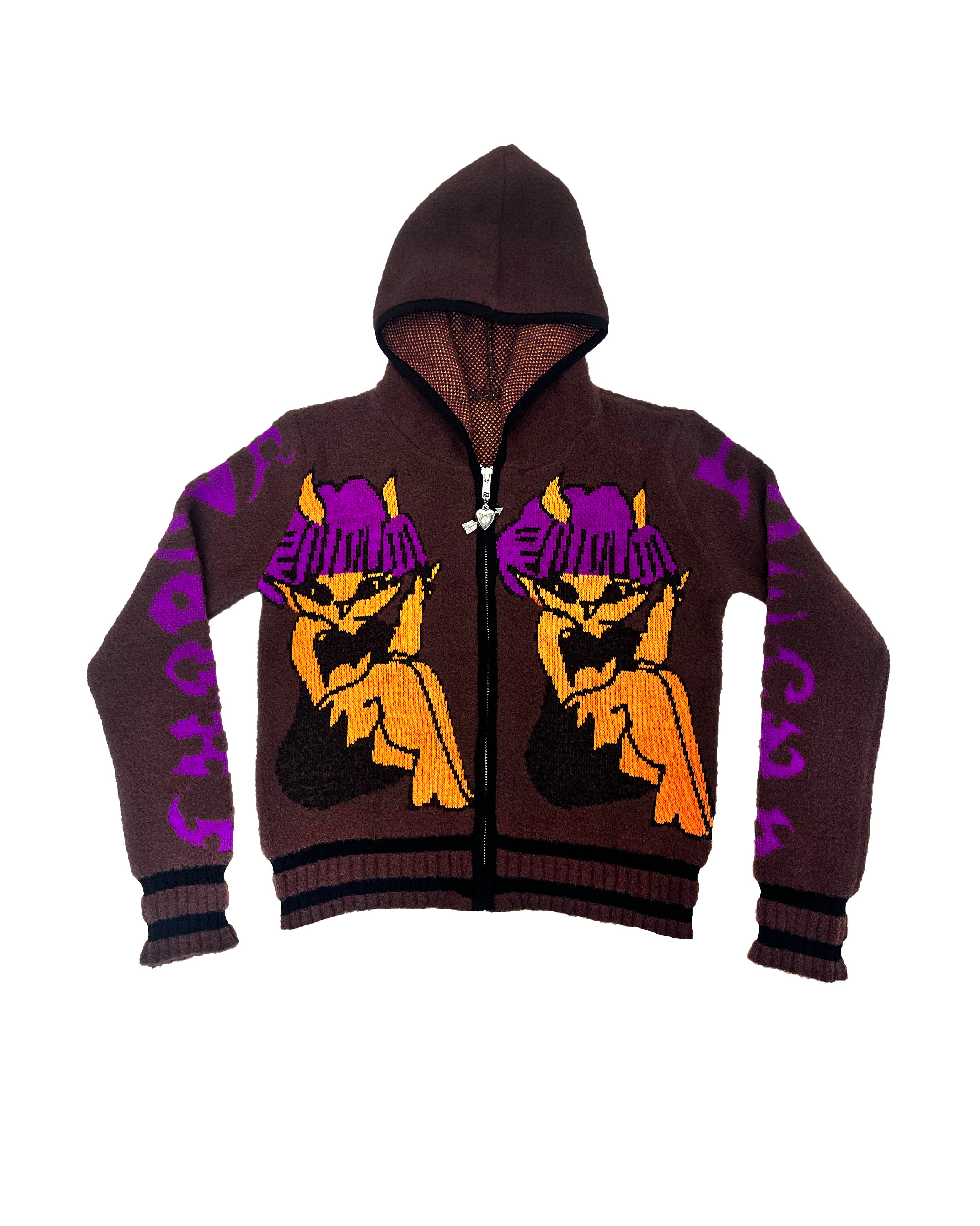 Chopova Lowena Black Flying High Zip Hoodie | Smart Closet CHOPOVA