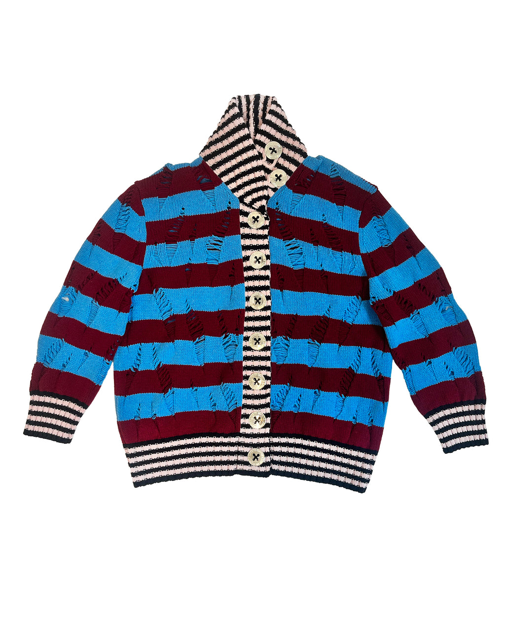 Letterman Blue Cardigan