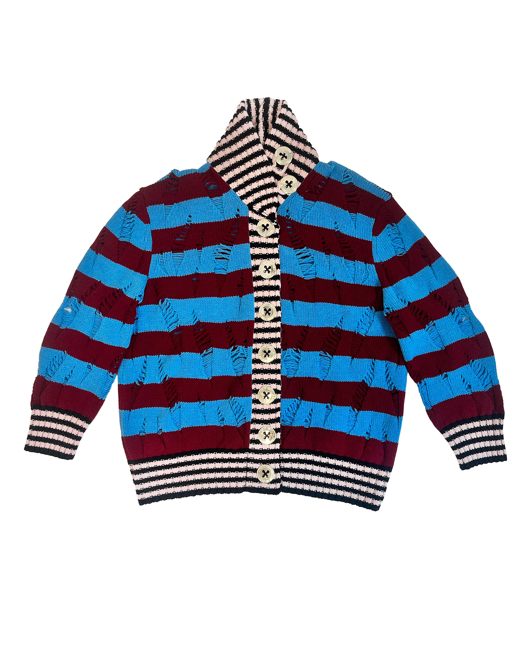 Letterman Blue Cardigan