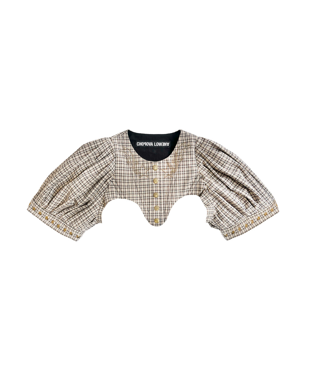 Exclusive Tartan Stingray Shrug