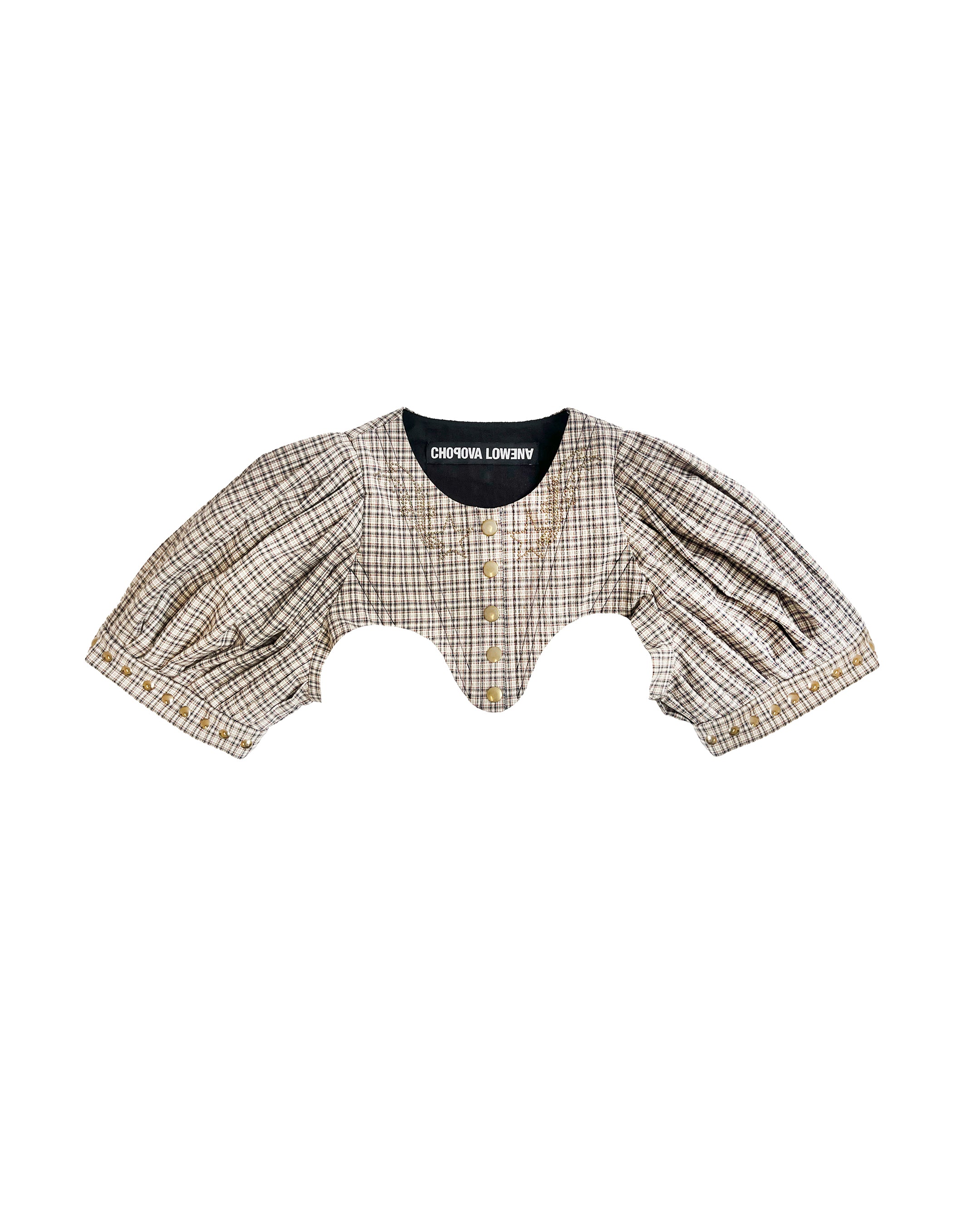 Exclusive Tartan Stingray Shrug