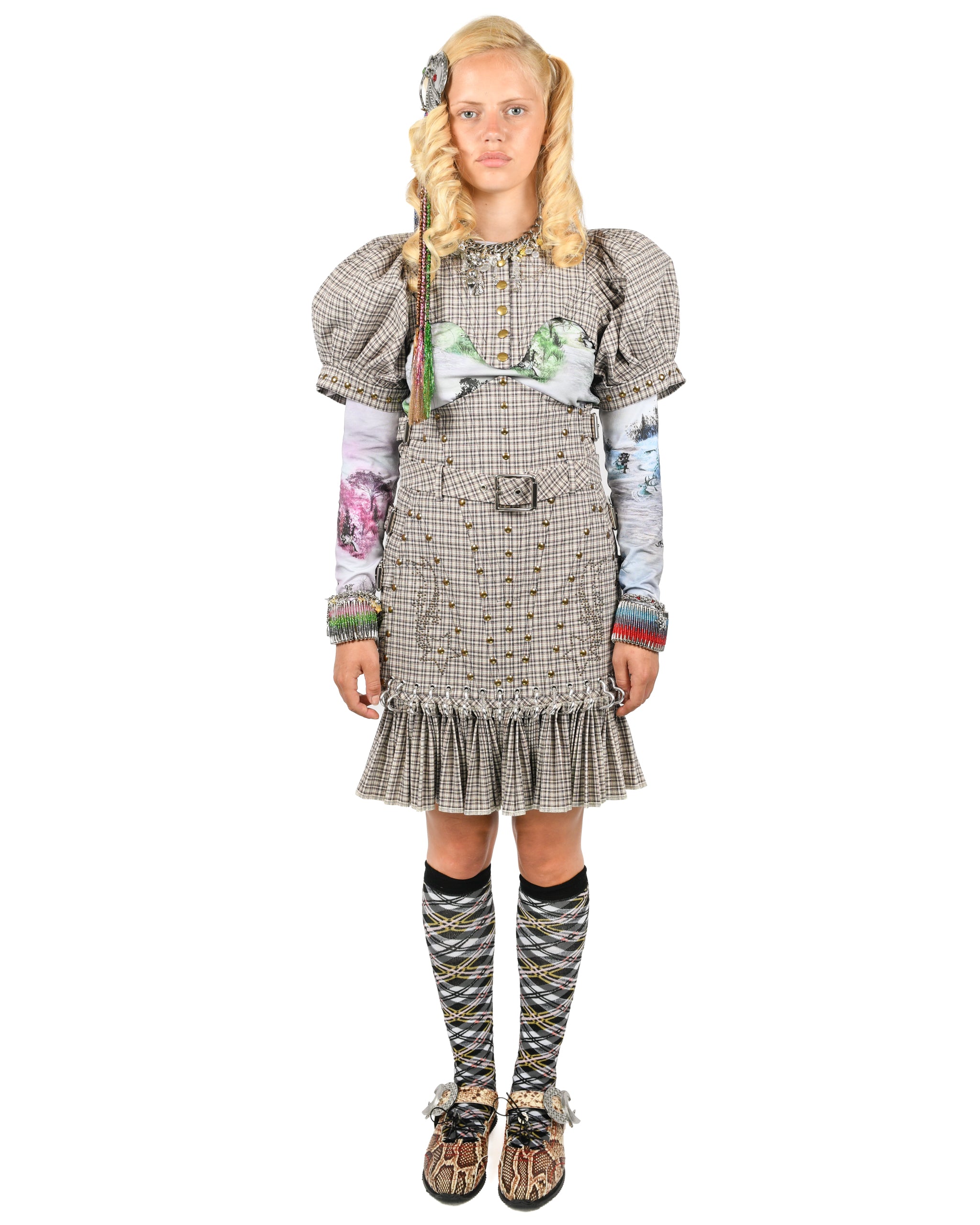 Exclusive Tartan Stingray Shrug