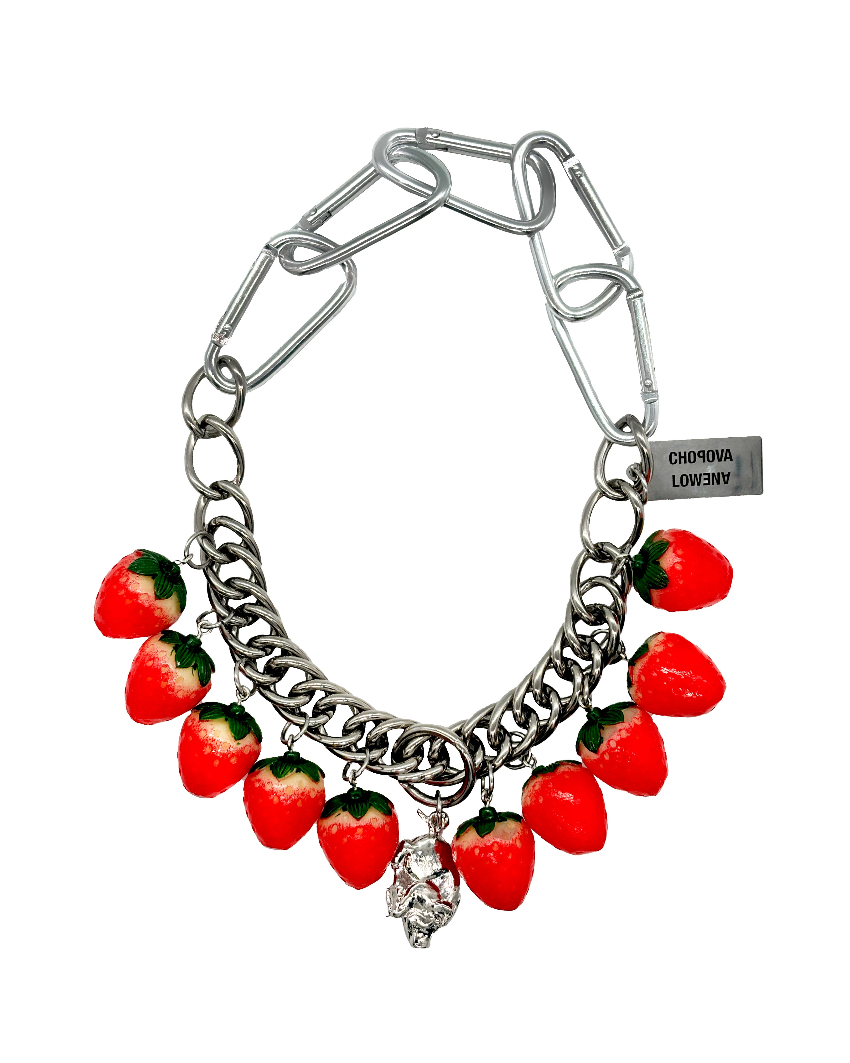 Strawberry Piggy Necklace