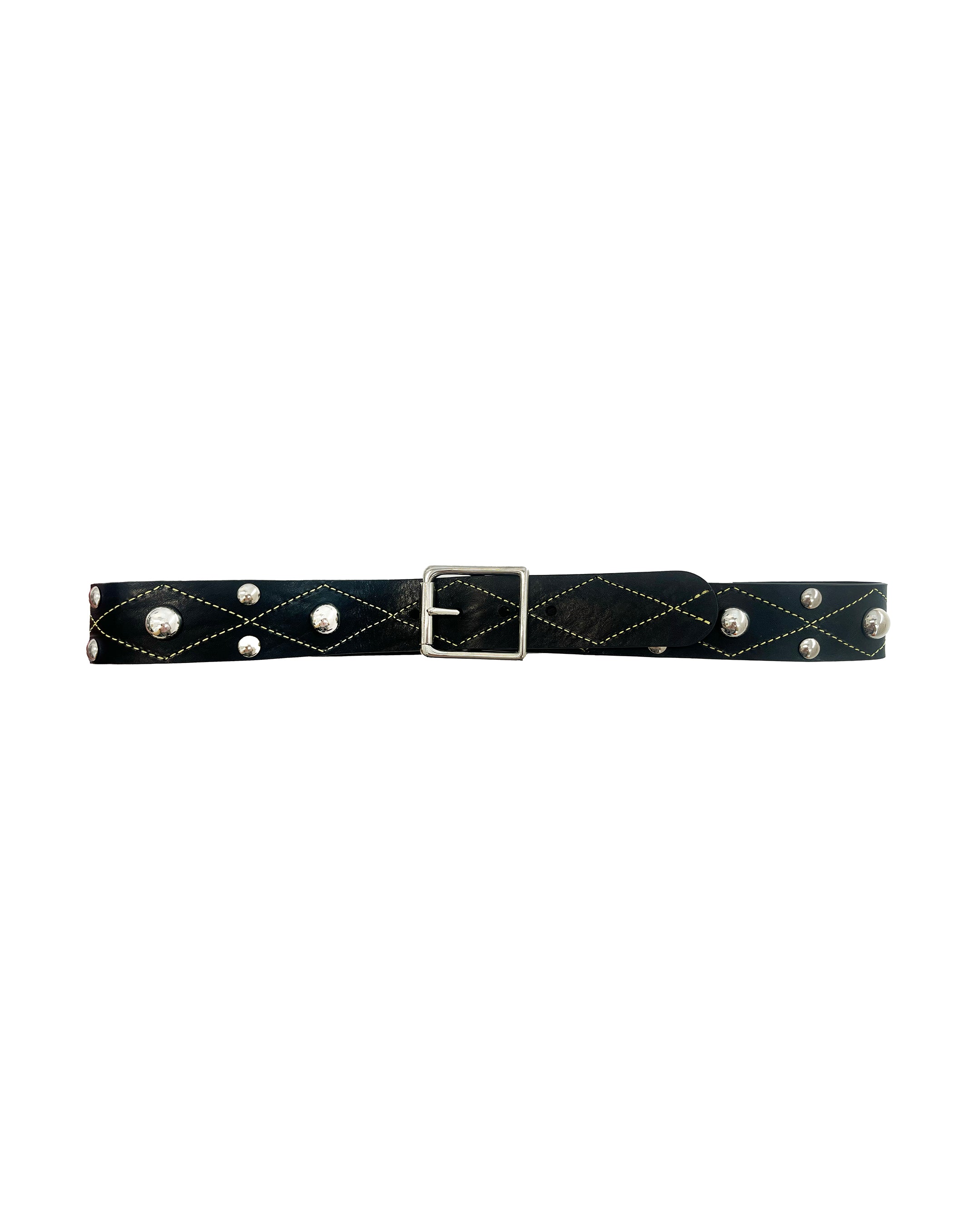 Black Studded Trouser Belt