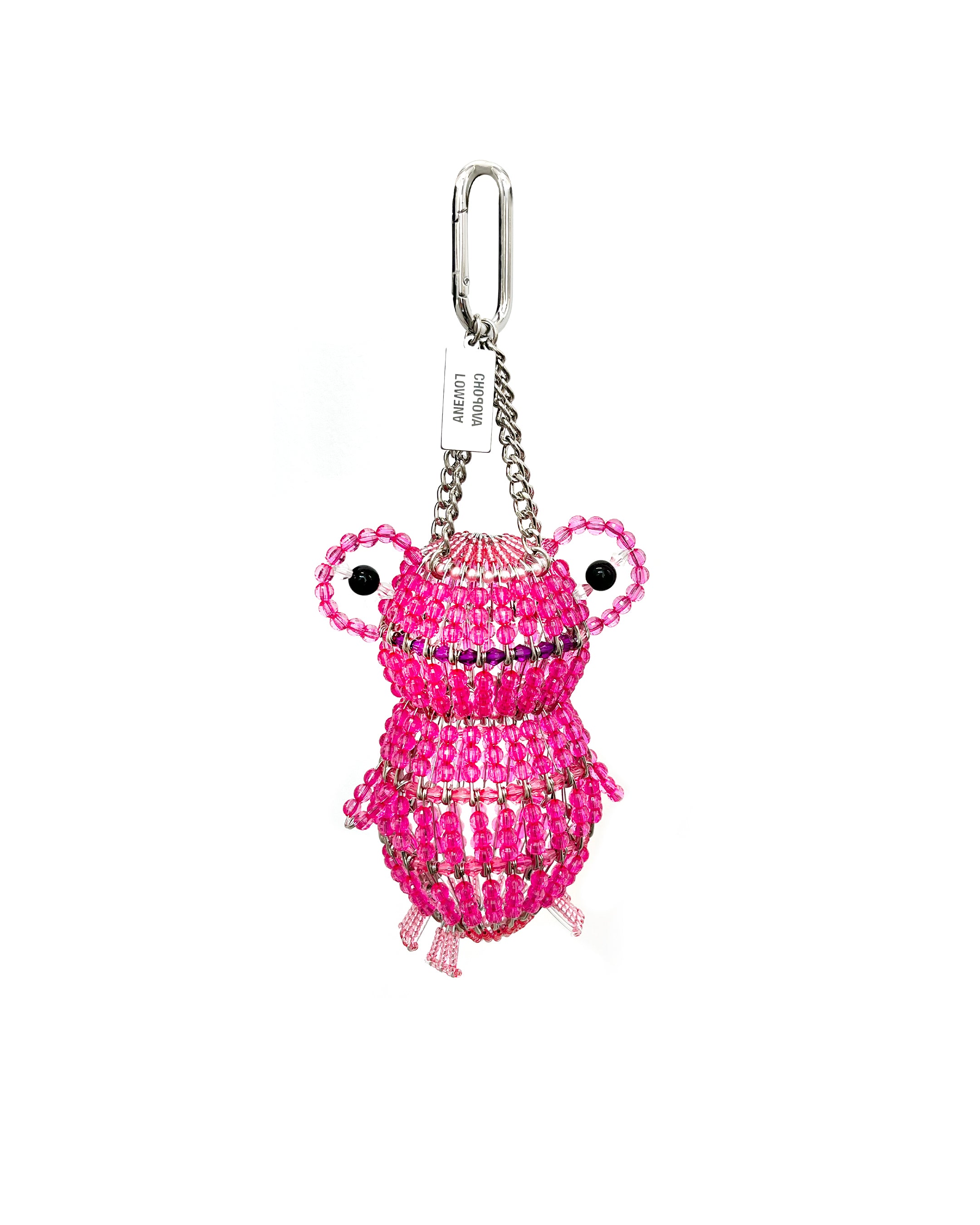Pink Safety Pin Froggy