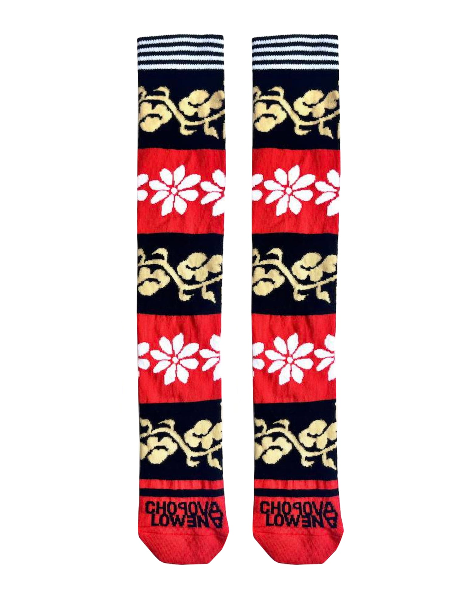 Folk Floral Long Socks